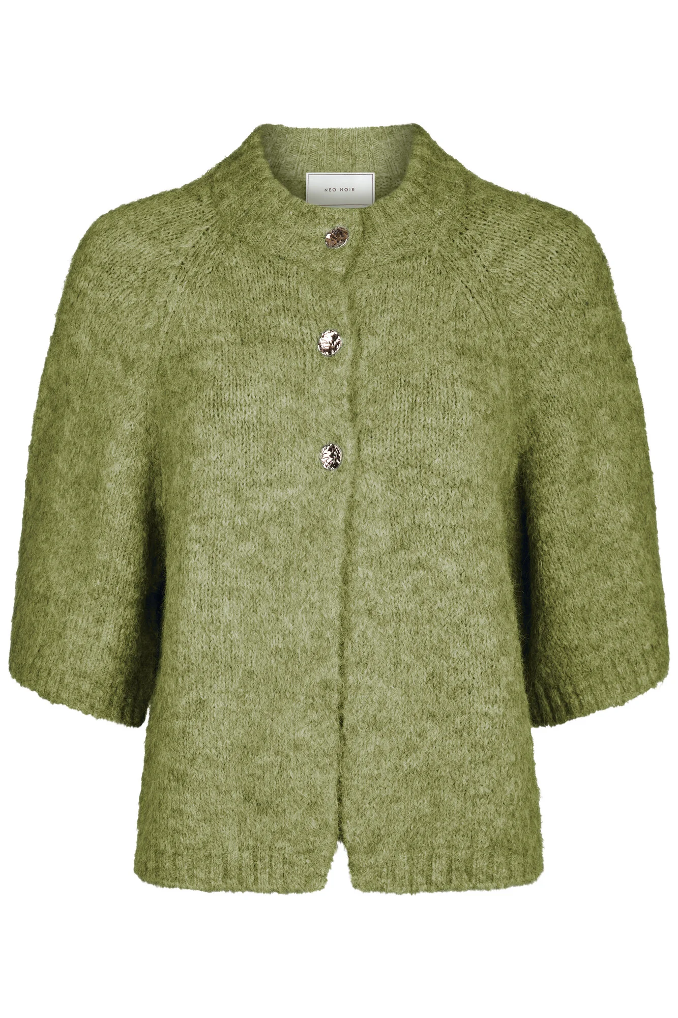Benuta Fluffy cardigan - Dusty Green - Image 2