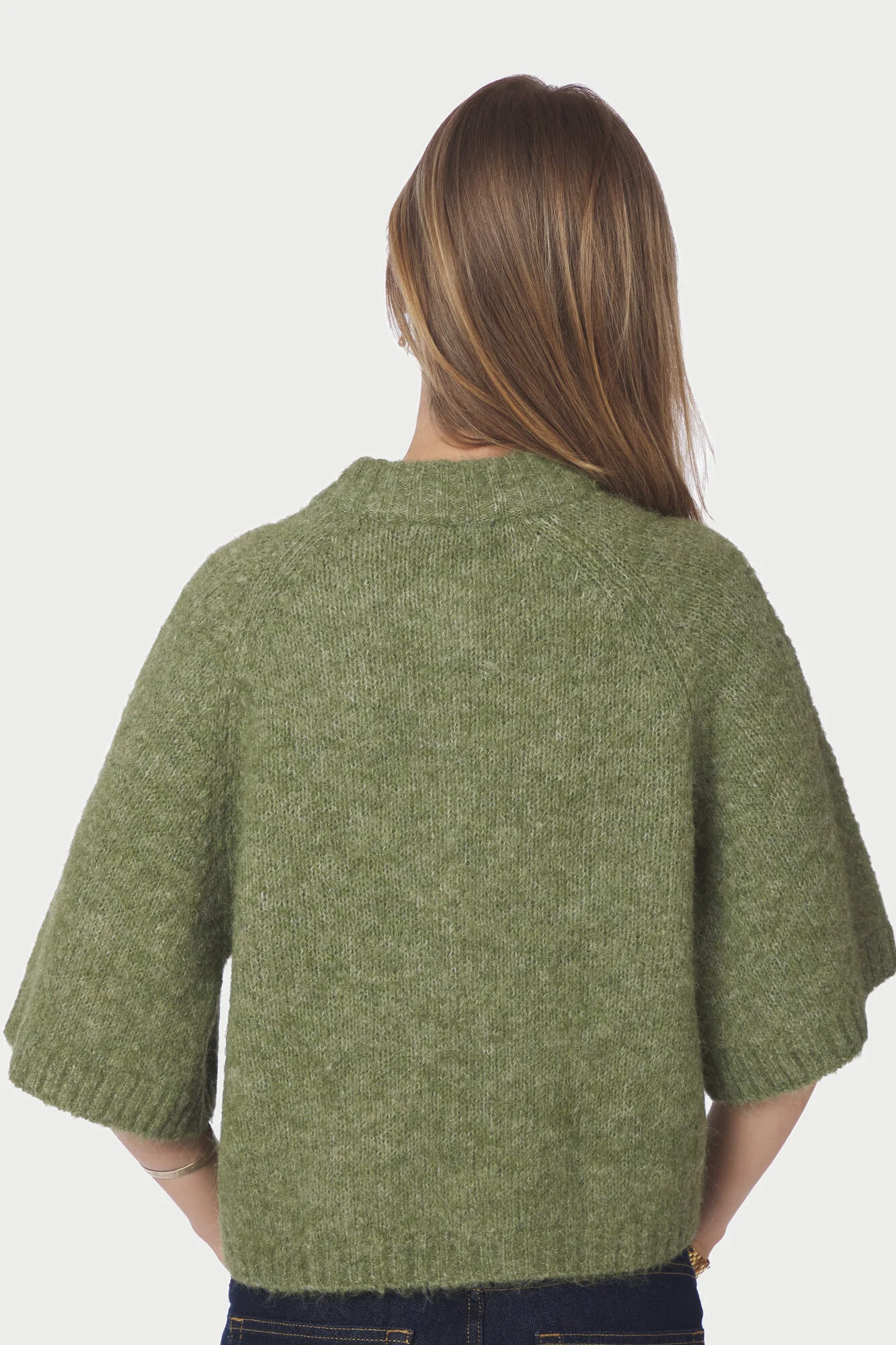 Benuta Fluffy cardigan - Dusty Green - Image 3