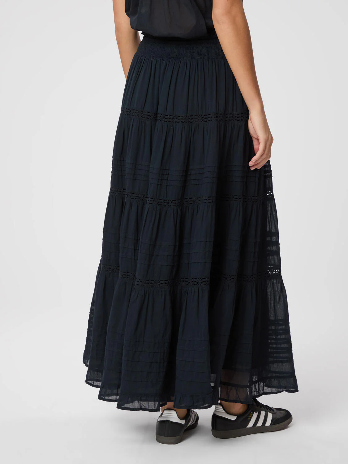 Felicia S Voile nederdel - navy - Image 5