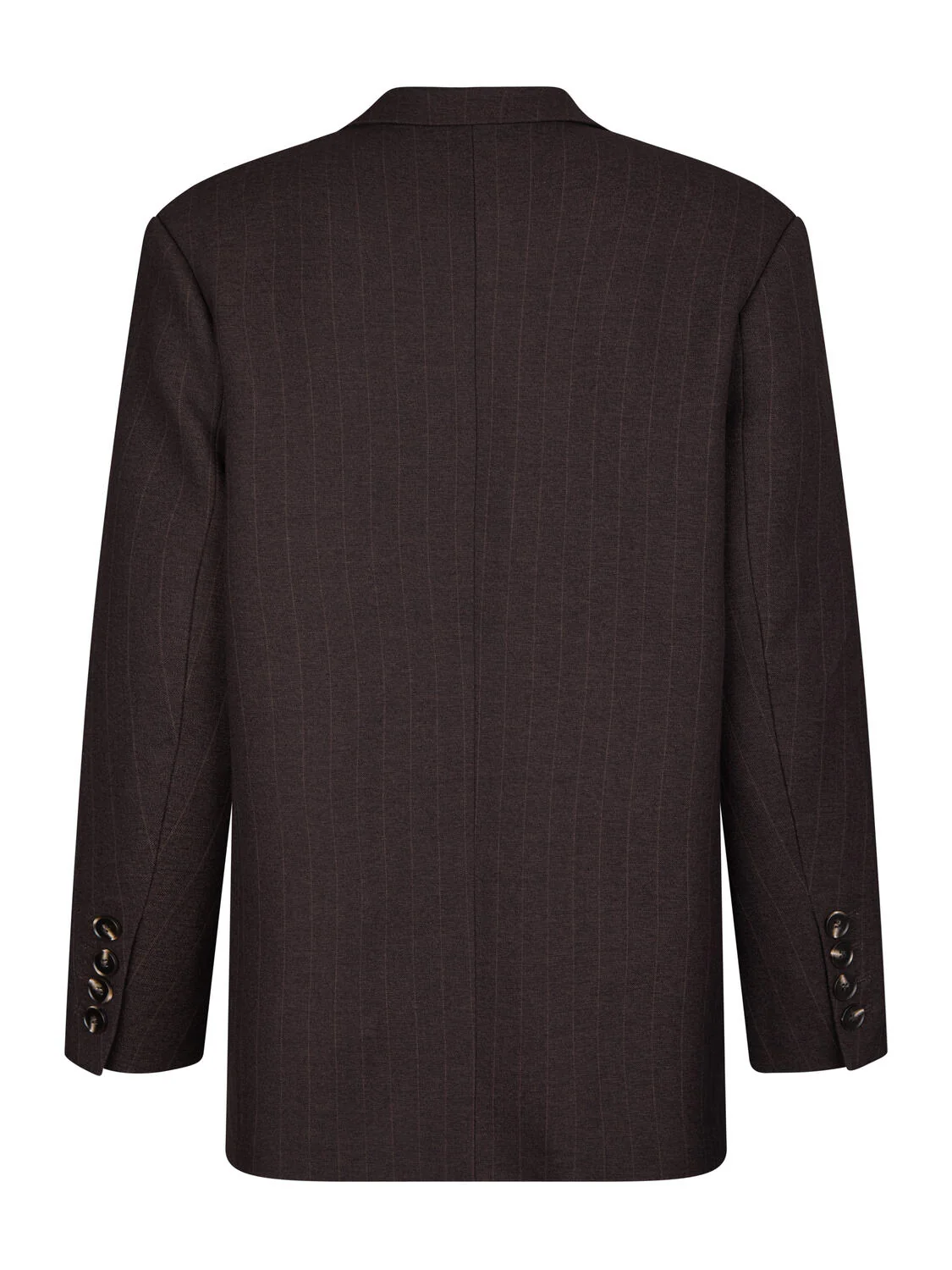 Gaby Pinstripe blazer - mørkebrun - Image 6