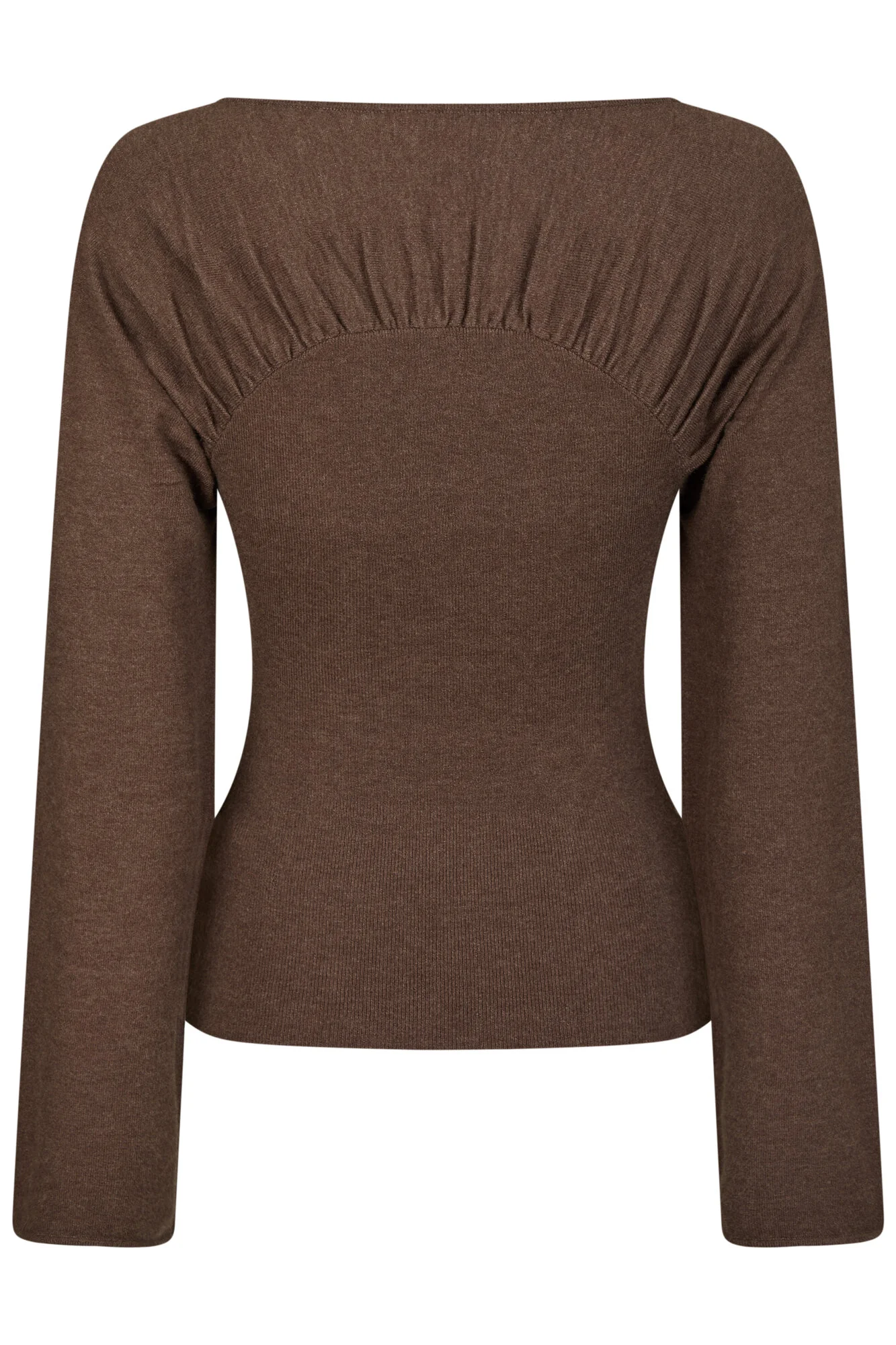 Kaiba striktrøje - Brown Melange - Image 6