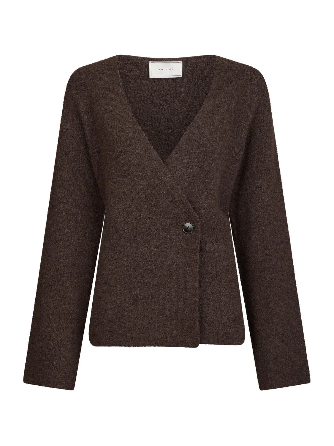 Marie Louise cardigan - Brown Melange - Image 2