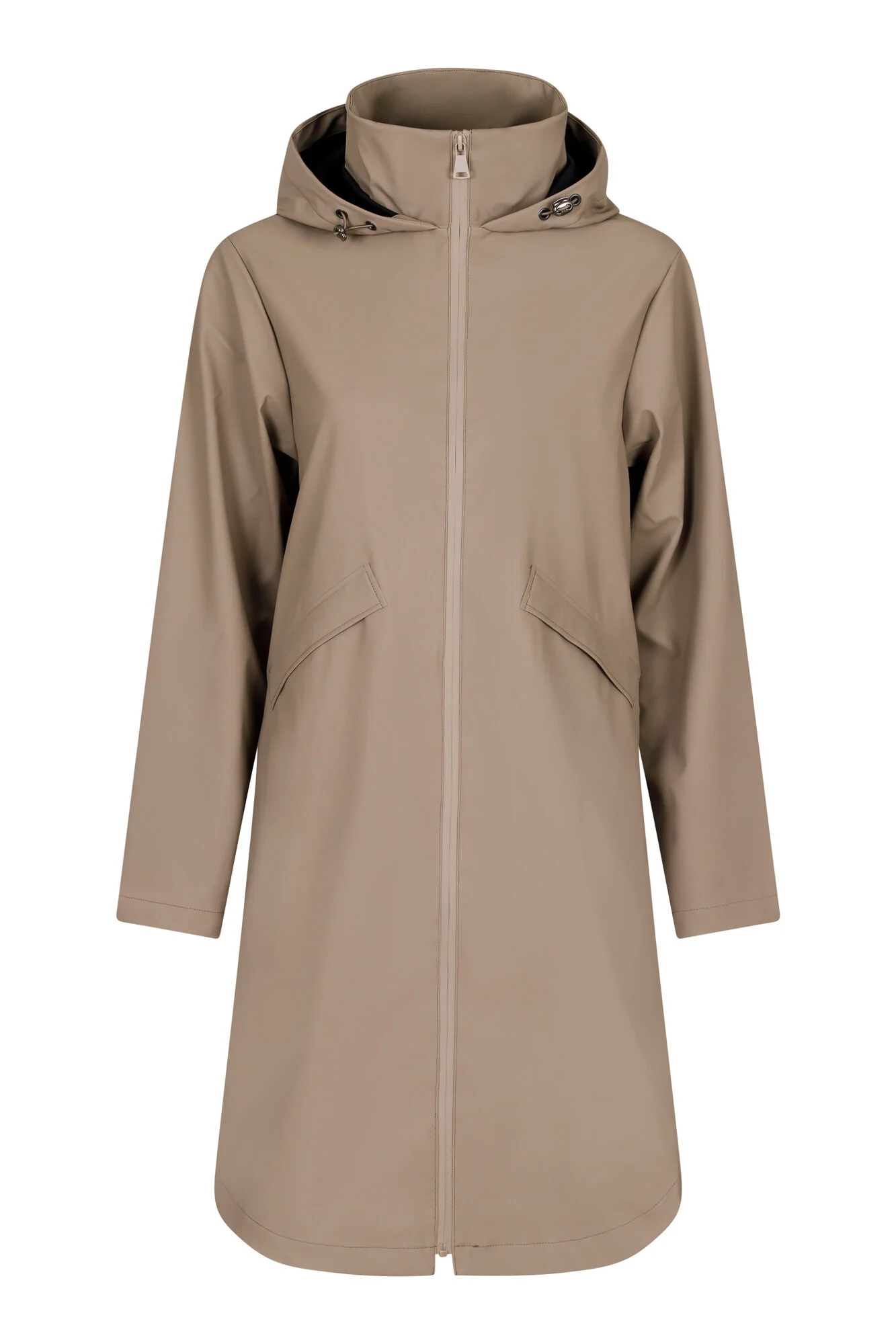 Rocco C regnjakke - Taupe - Image 2