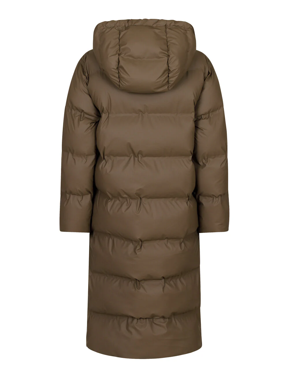 Viviana Puffer dunjakke - Dark Taupe - Image 4