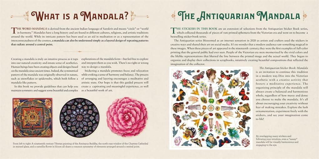 The Antiquarian Mandala klistermærkebog - Image 2