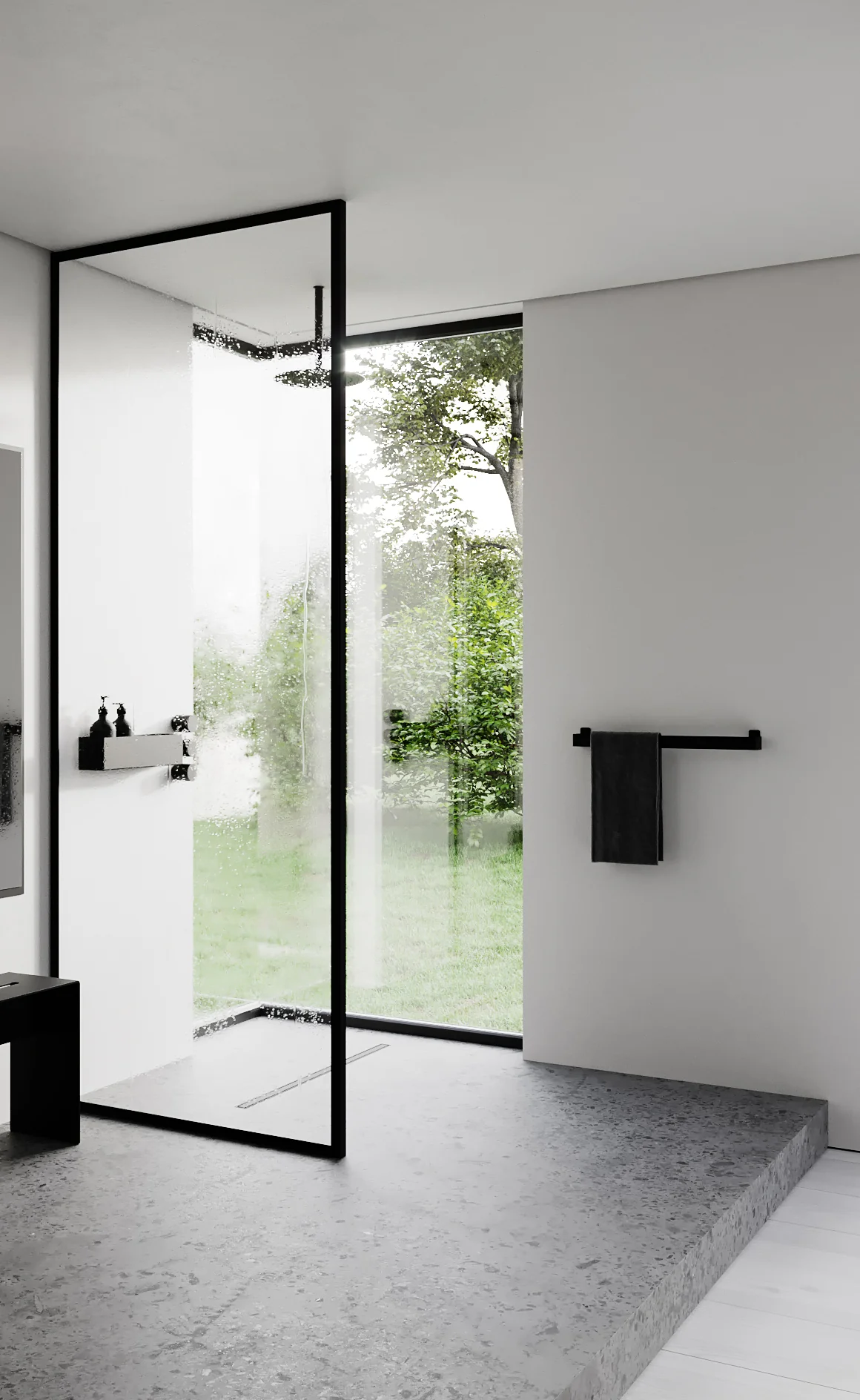 Håndklædeholder - sort - Image 4