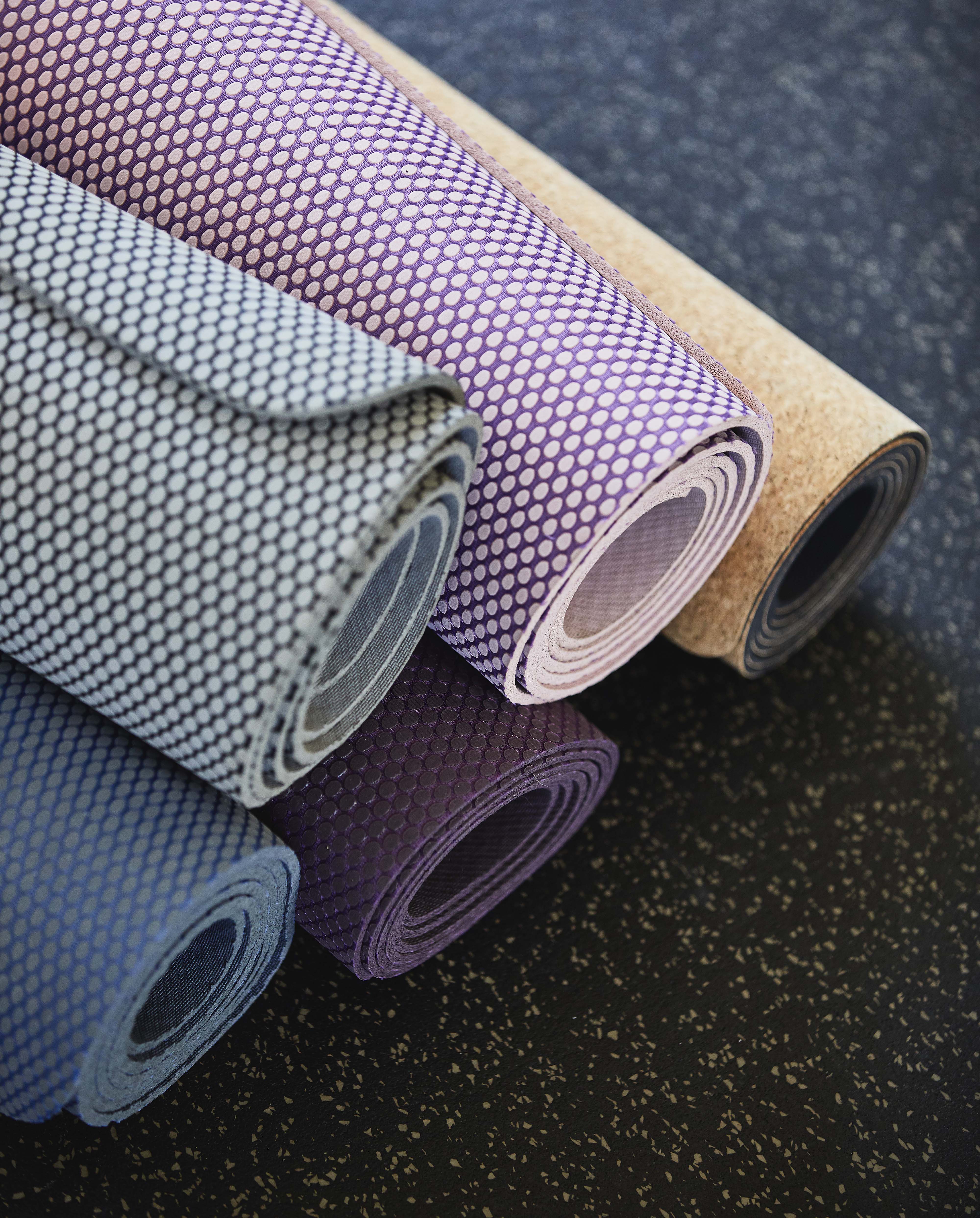 Simple Days yogamåtte i naturgummi, rosa - 60x173 cm. - Image 4