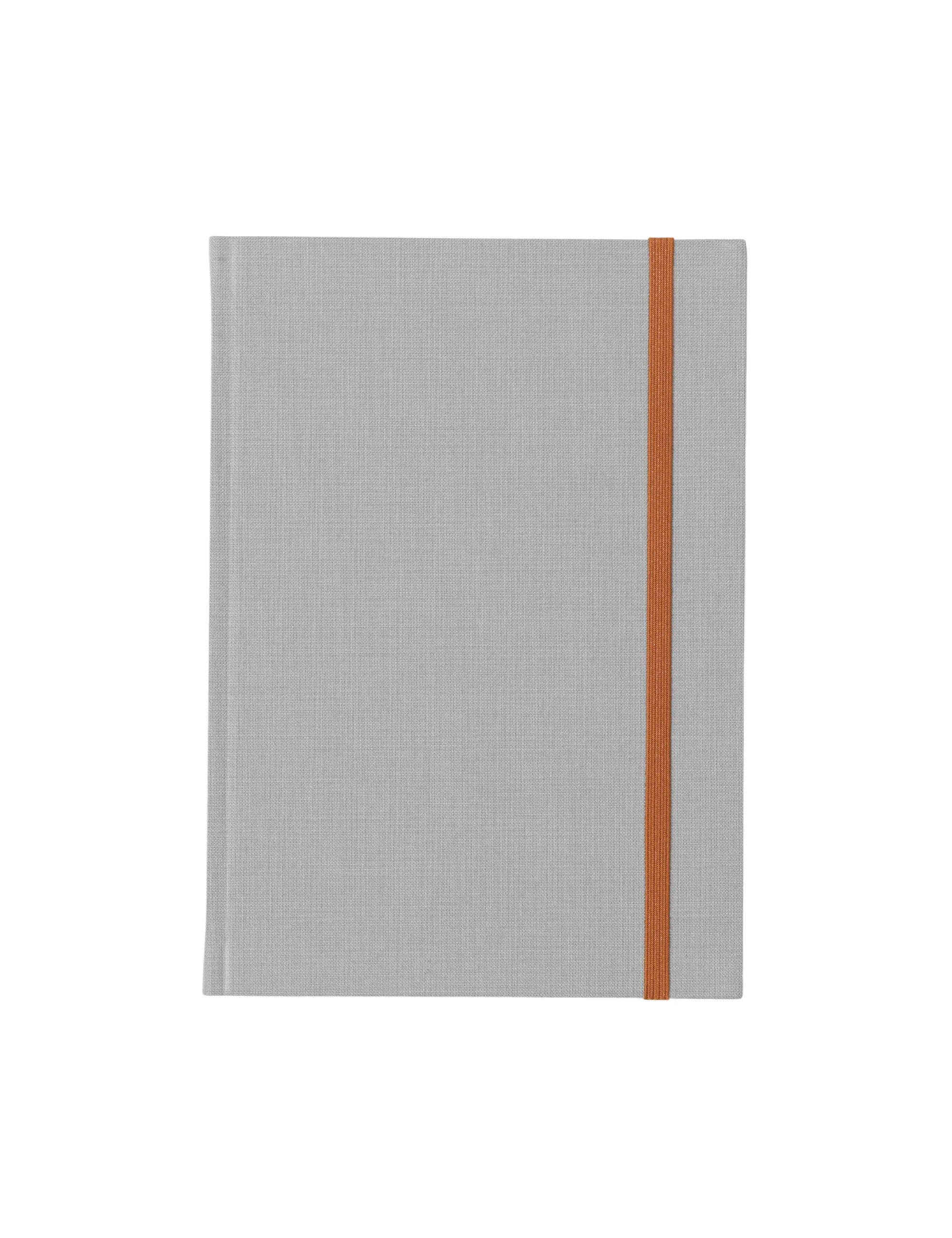 BEA notesbog m. elastisk bånd - Light Gray
