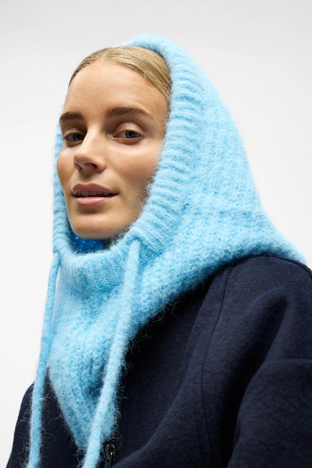 Milu Knit balaclava - Airy Blue