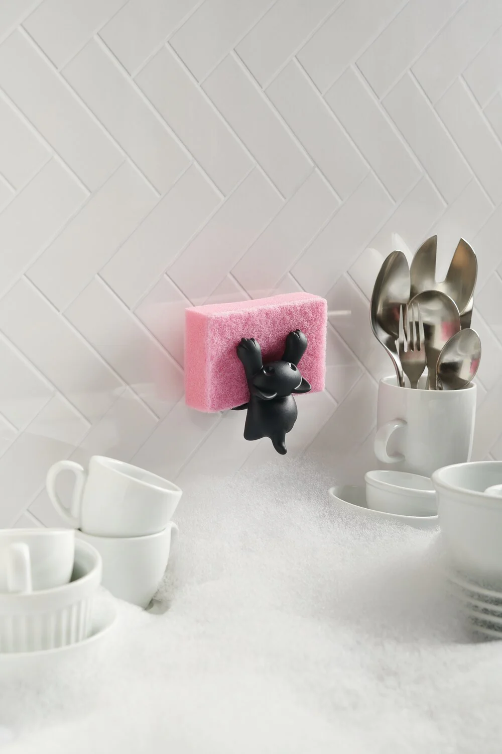 Scrubby holder til svamp - sort - Image 6