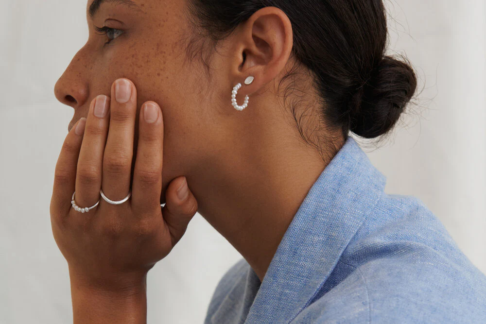 Ocean Treasure hoops - forgyldt - Image 3