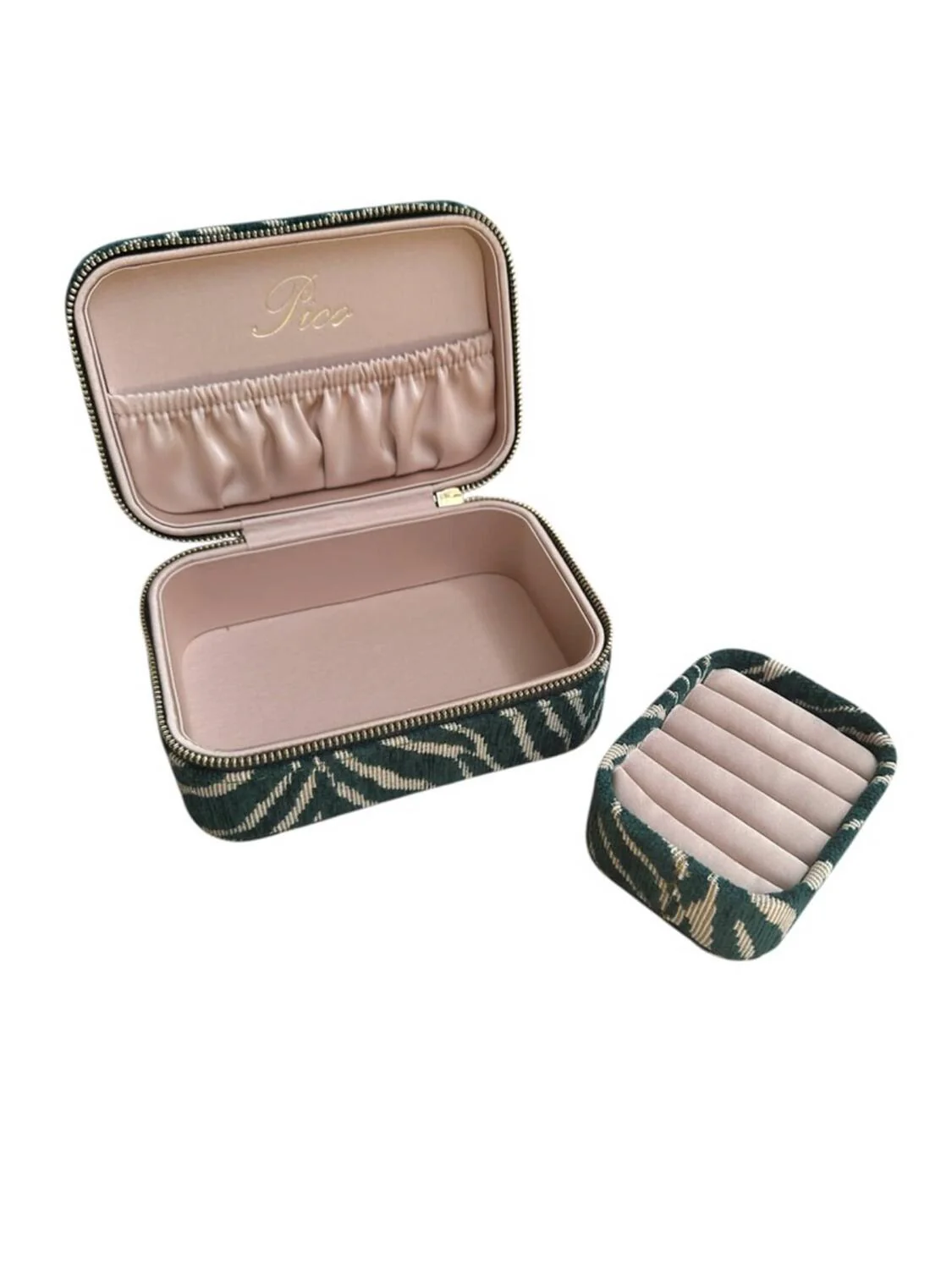 Smykkeskrin, stor - Green Zebra - Image 3