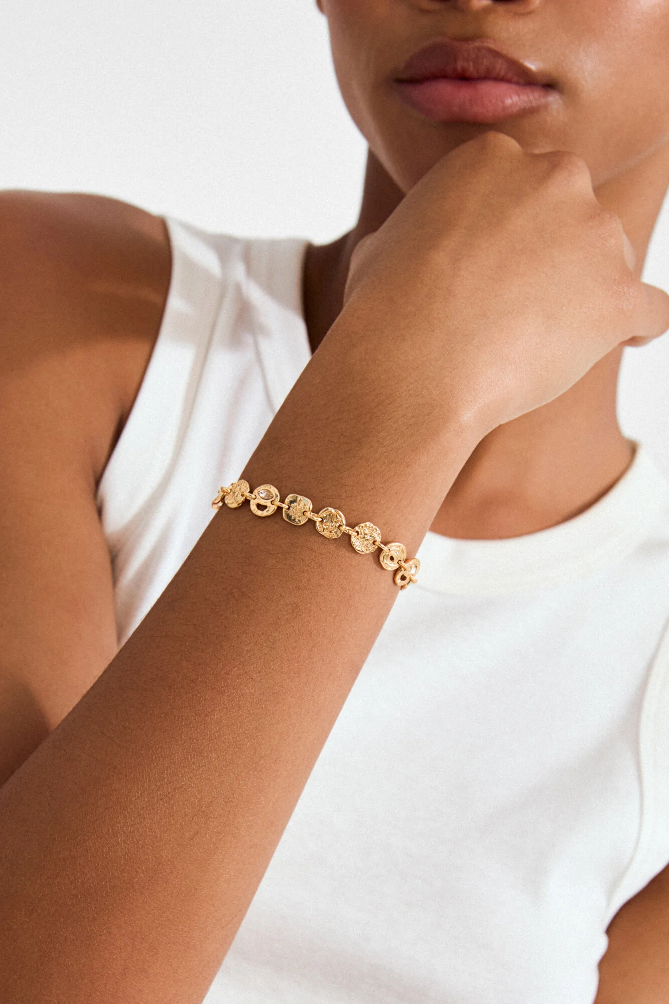 Fire armbånd - forgyldt - Image 3