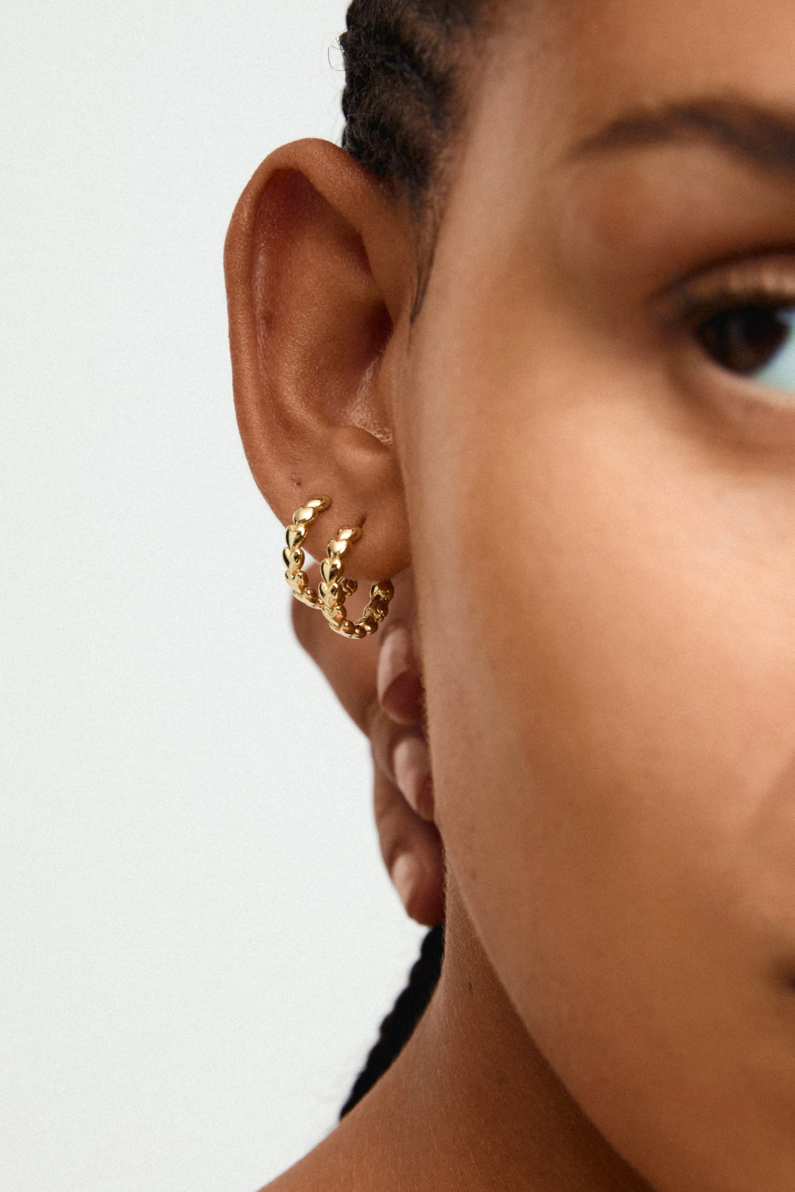 Maeve hoops - forgyldt - Image 3