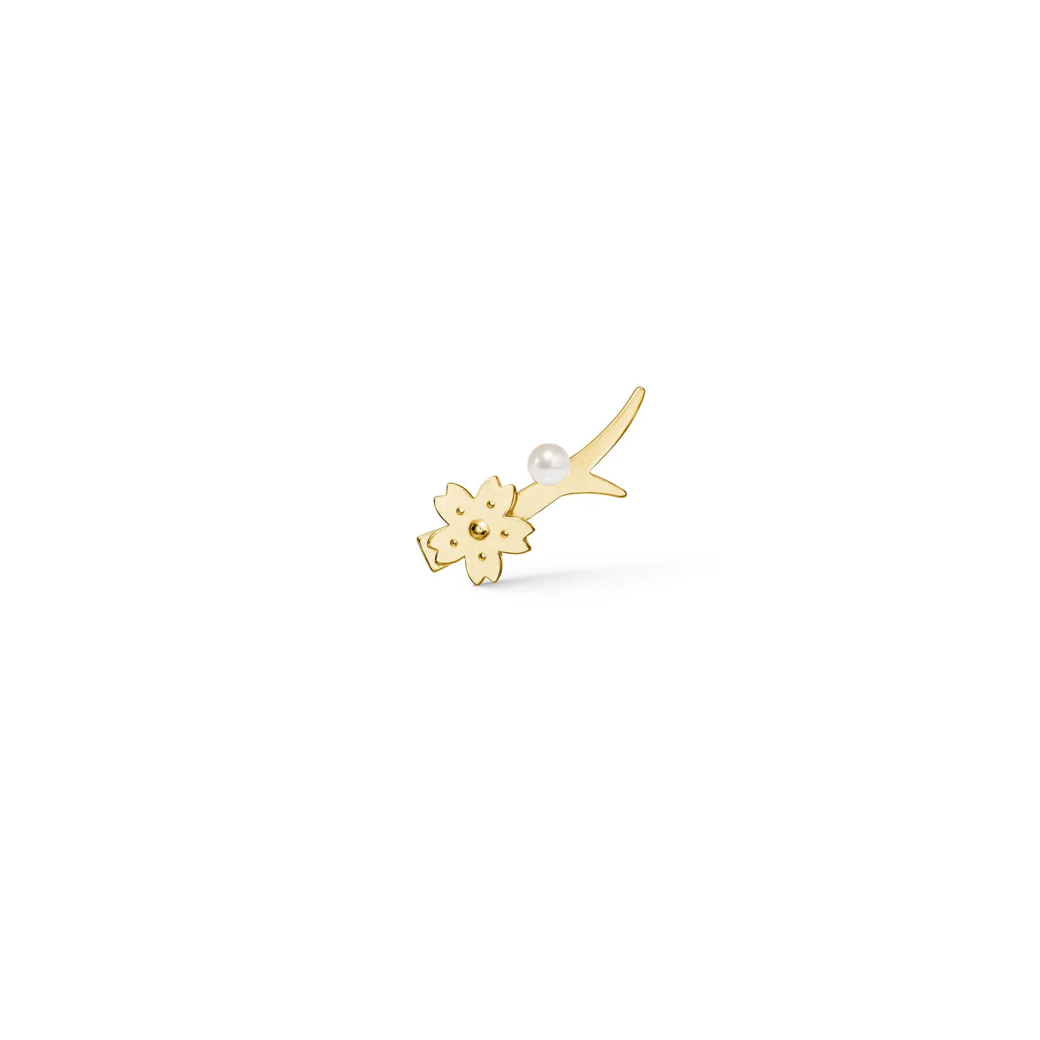 Sakura ørestik - Forgyldt/Pearl - Image 3
