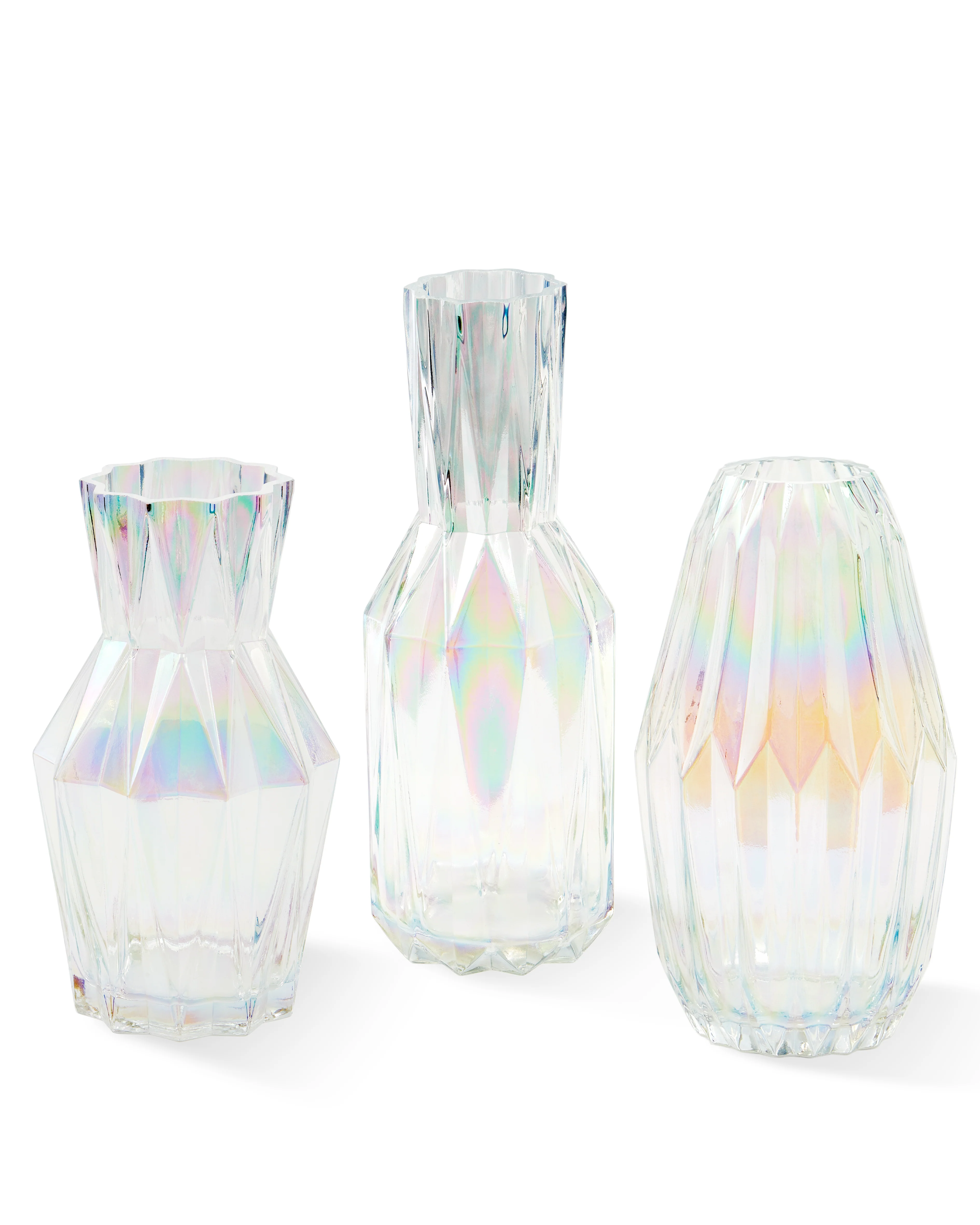 Glass Folds vase, S - multi - Image 5
