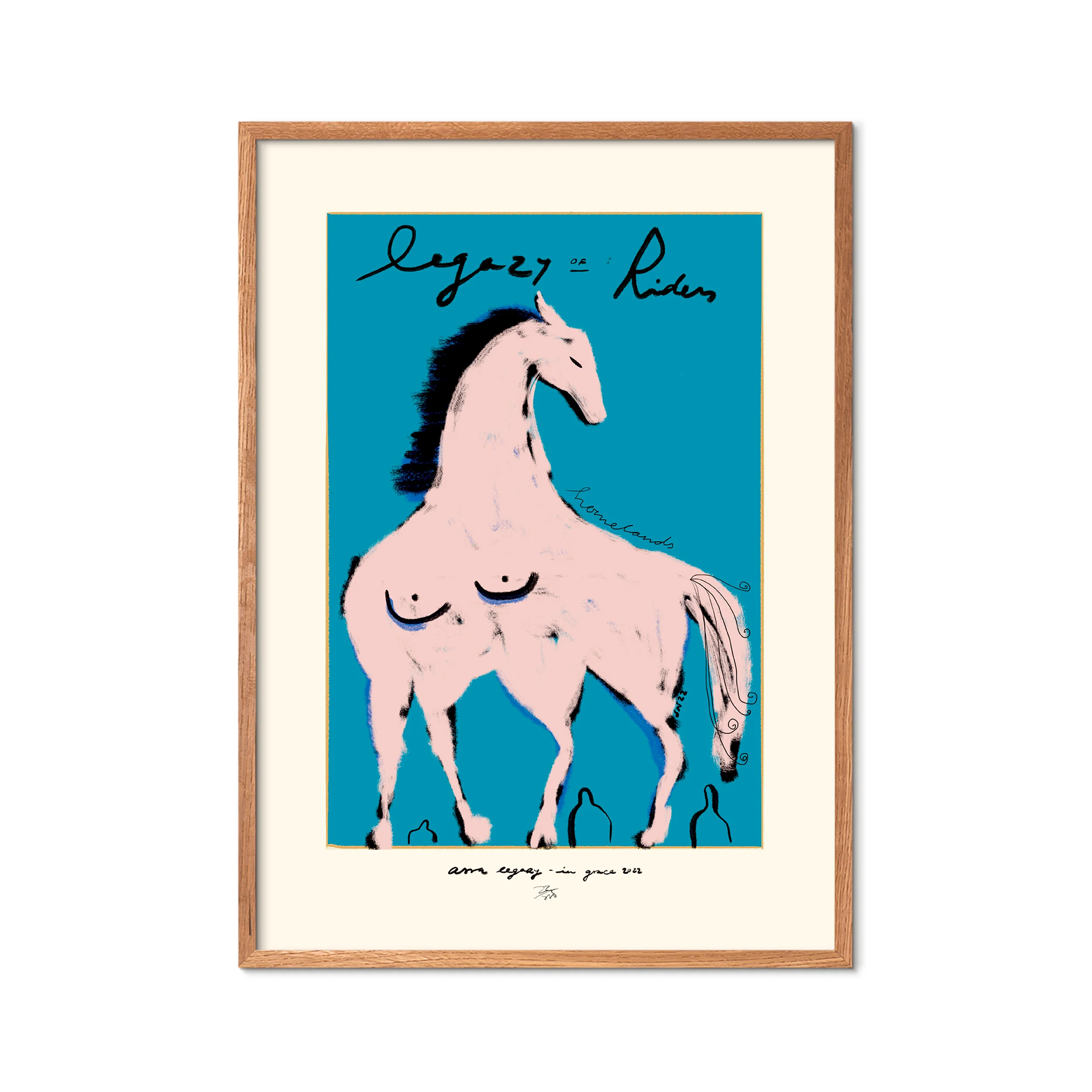 Das Rotes Rabbit Legacy Riders plakat - 30x40 cm. - Image 3