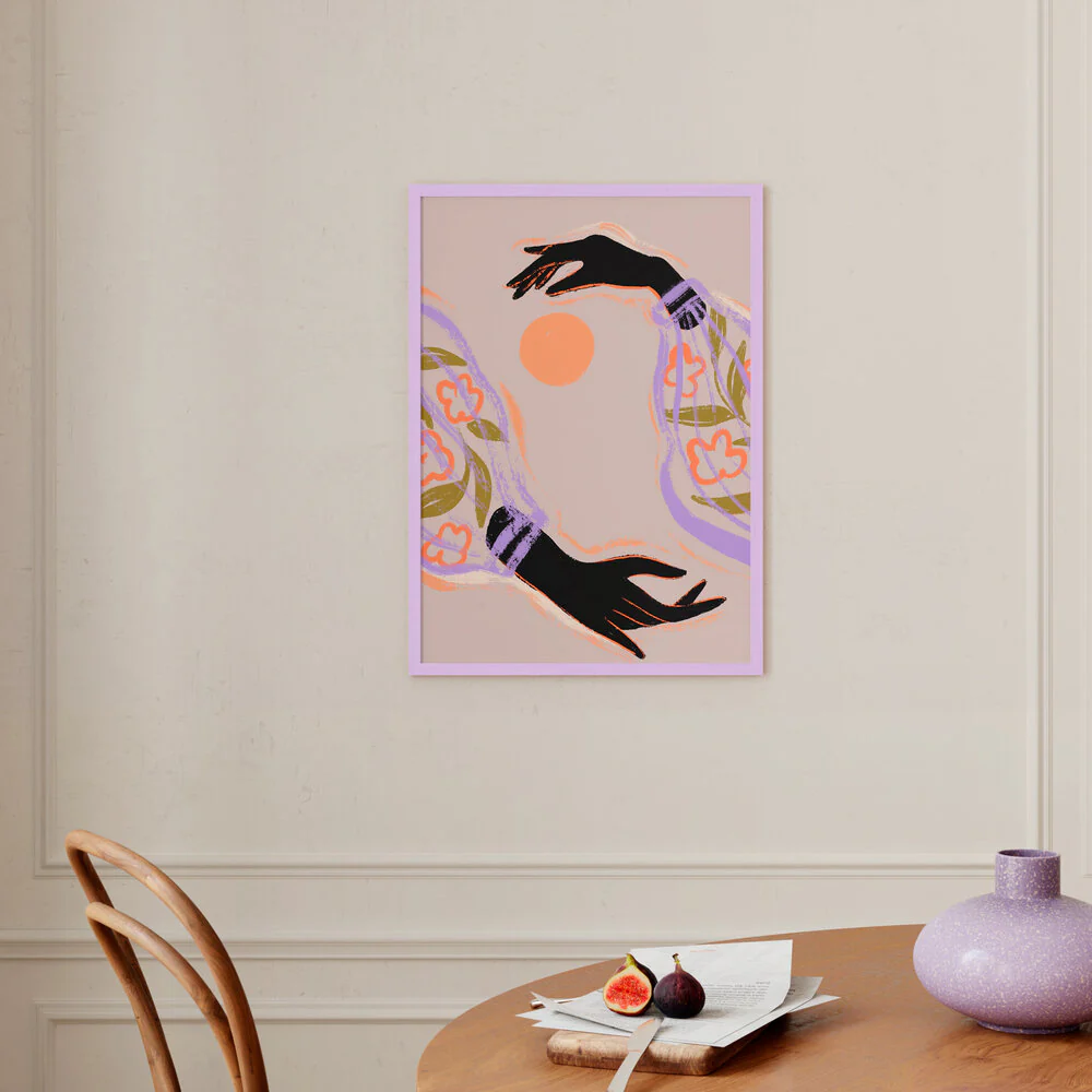 Embrace the Sun plakat, Multicolor - 30x40 cm. - Image 2