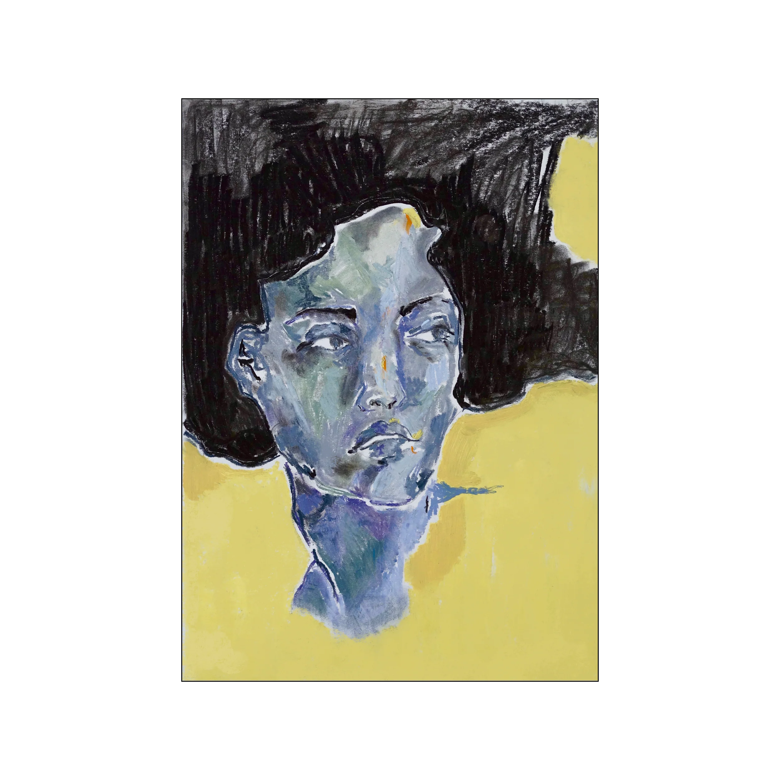 Fiona Alberte Portrait In Yellow plakat
