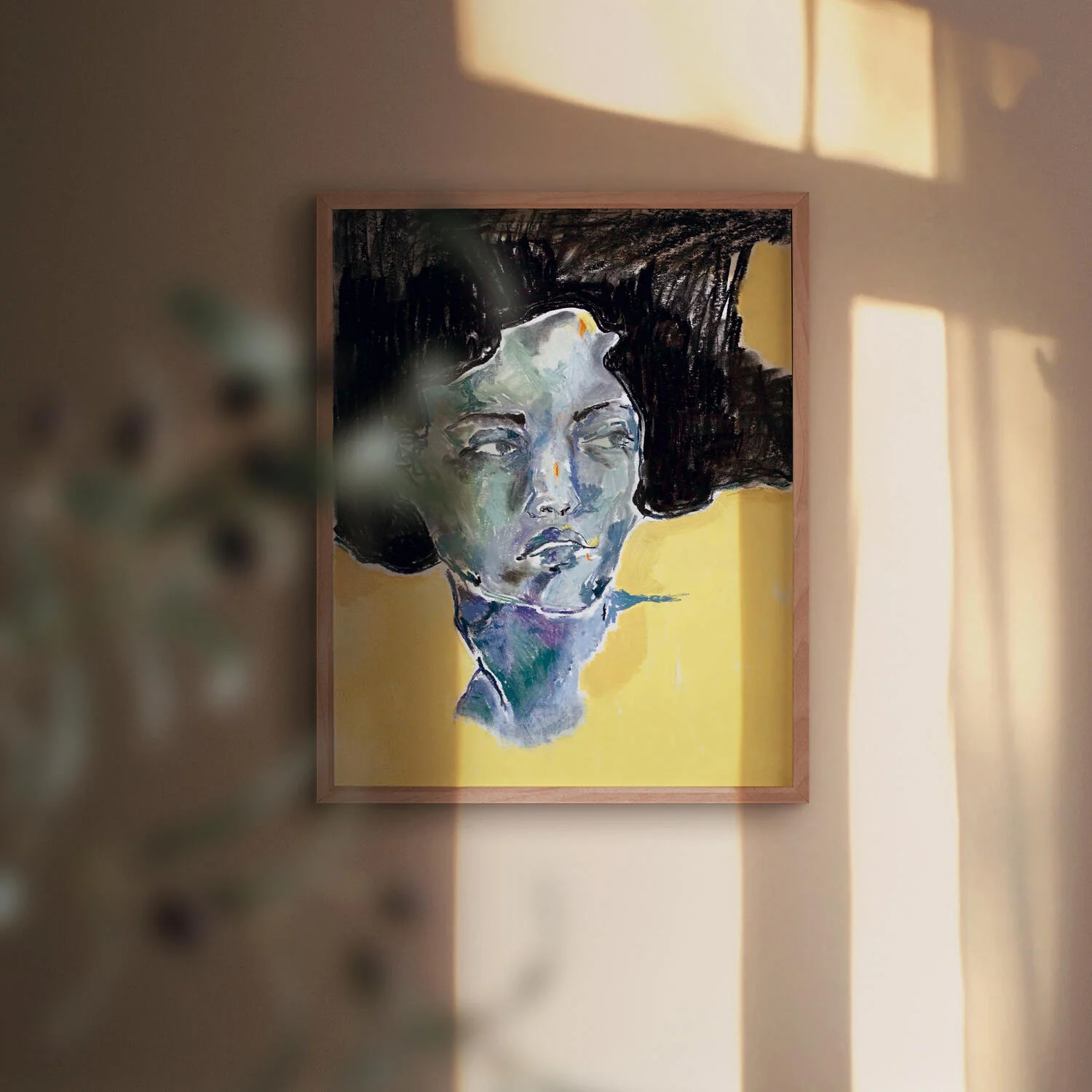 Fiona Alberte Portrait In Yellow plakat - Image 2