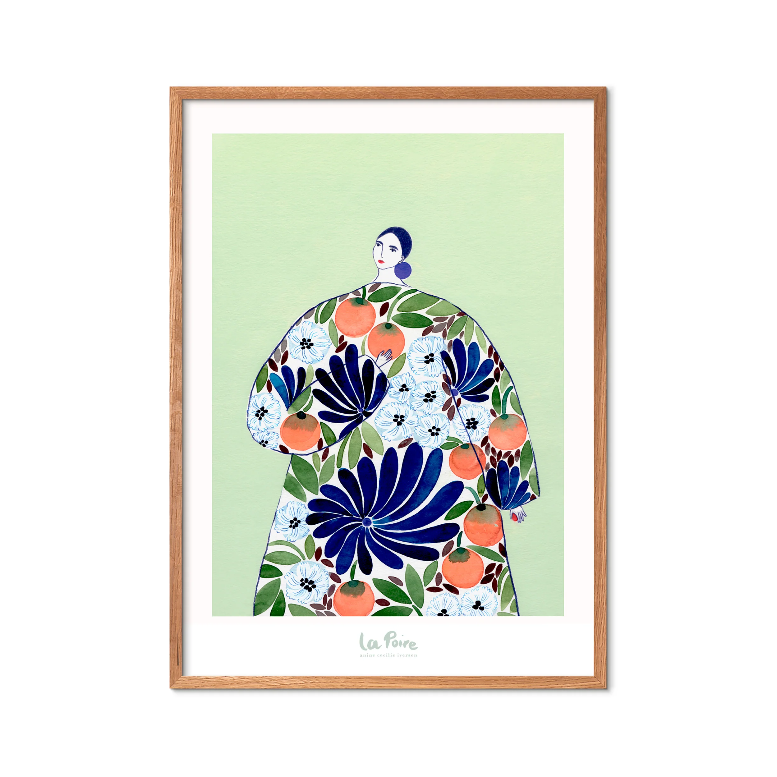 La Poire Orange Coat plakat - A3 - Image 2