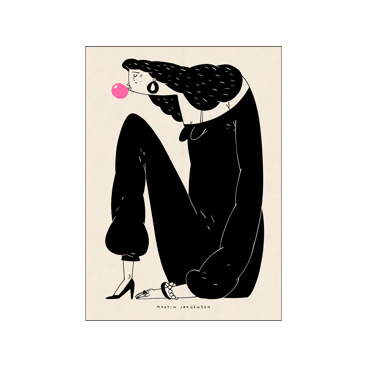 Martin Jørgensen plakat - Gum Woman