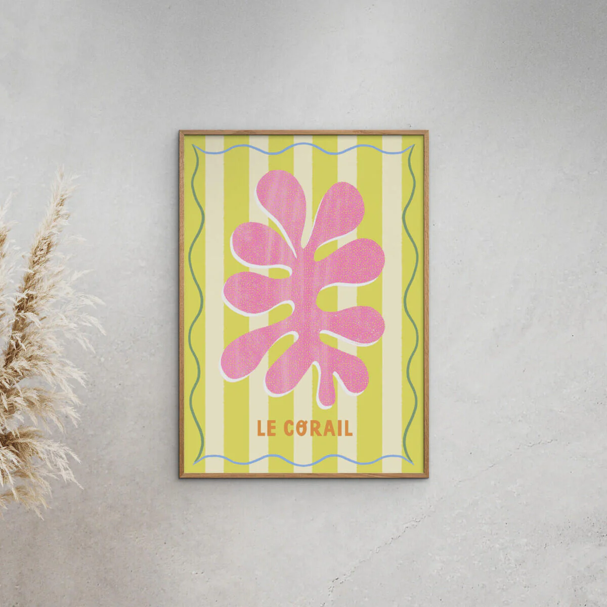 Melissa Donne Le Corail Lemon/Cream plakat - A5 - Image 2