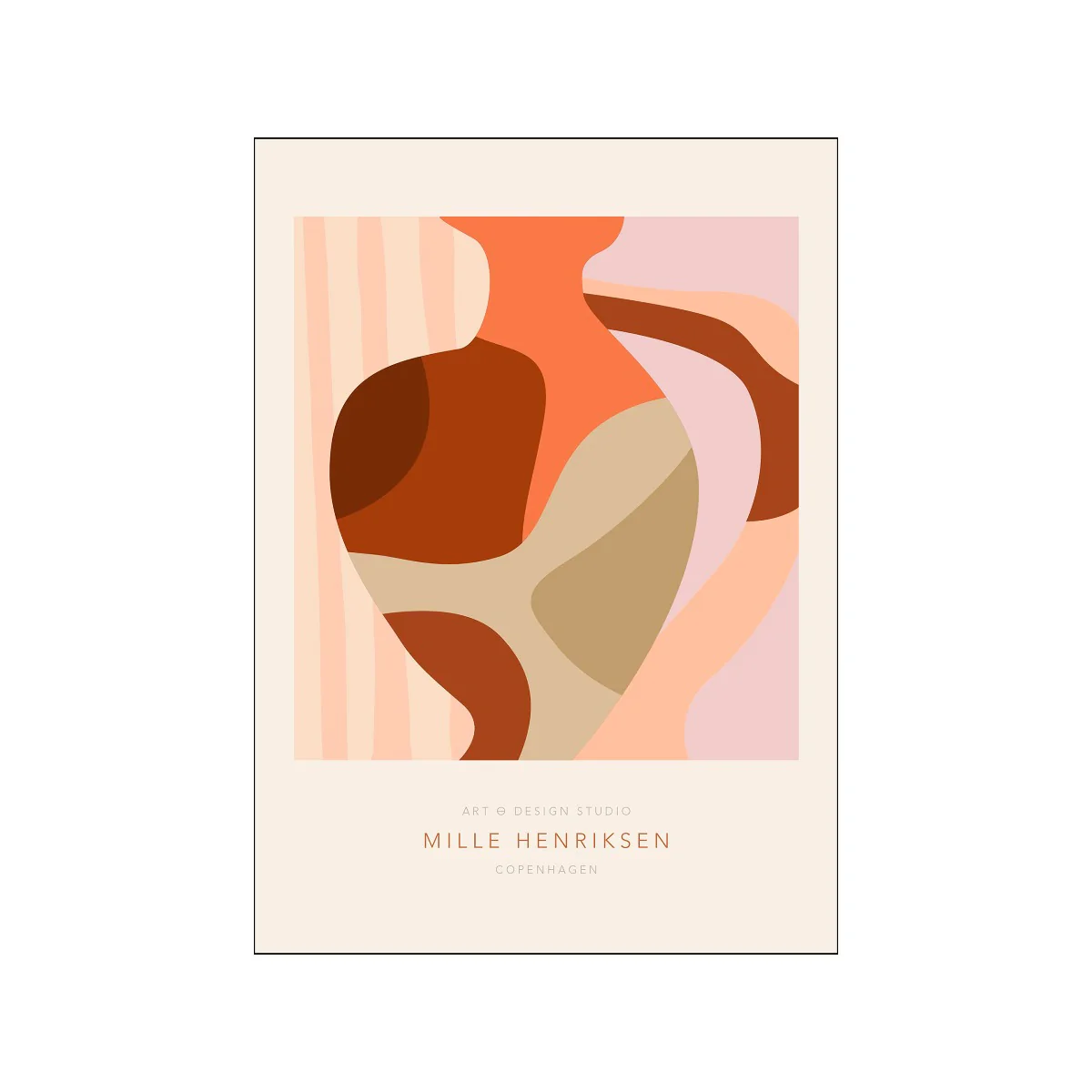 Mille Henriksen plakat - Camouflage 02