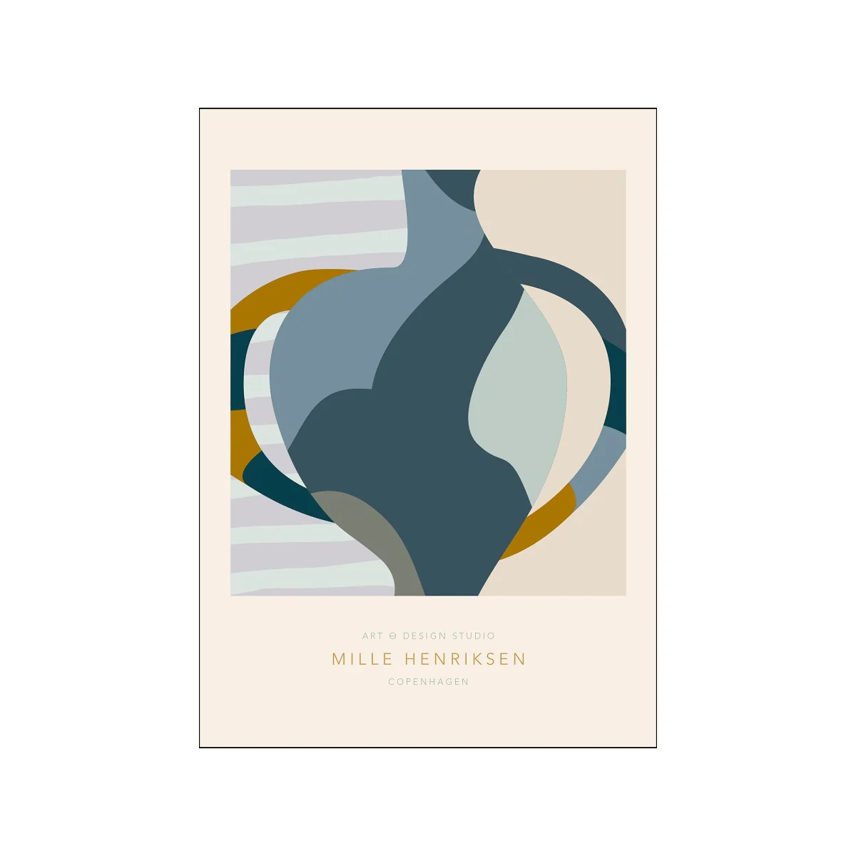 Mille Henriksen plakat - Camouflage 03