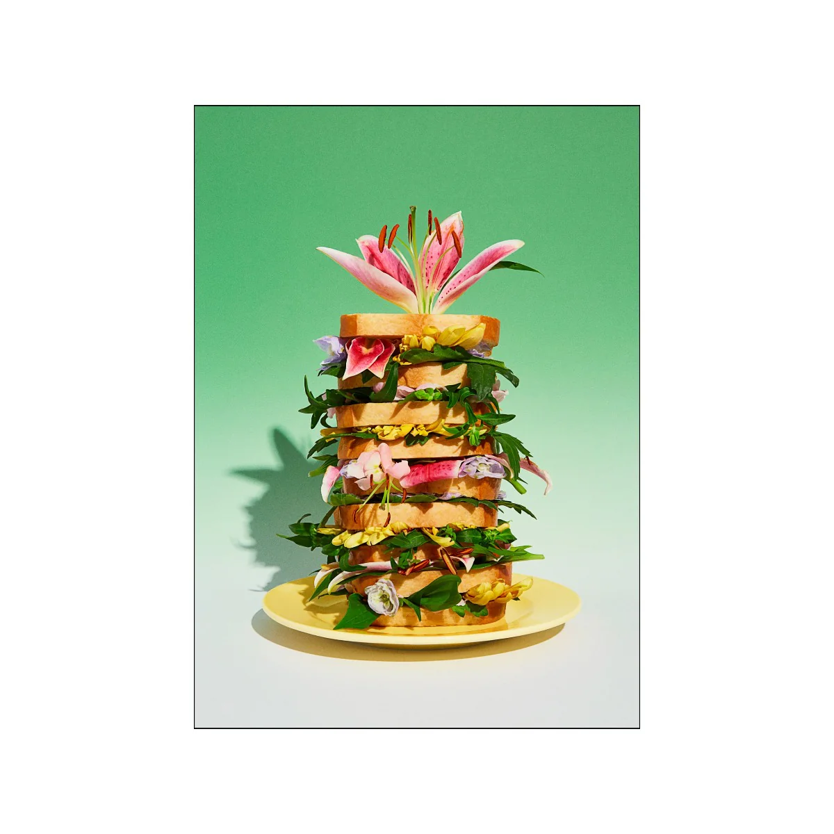 Supermercat plakat, Dagwood flower sandwich - 30x40 cm.