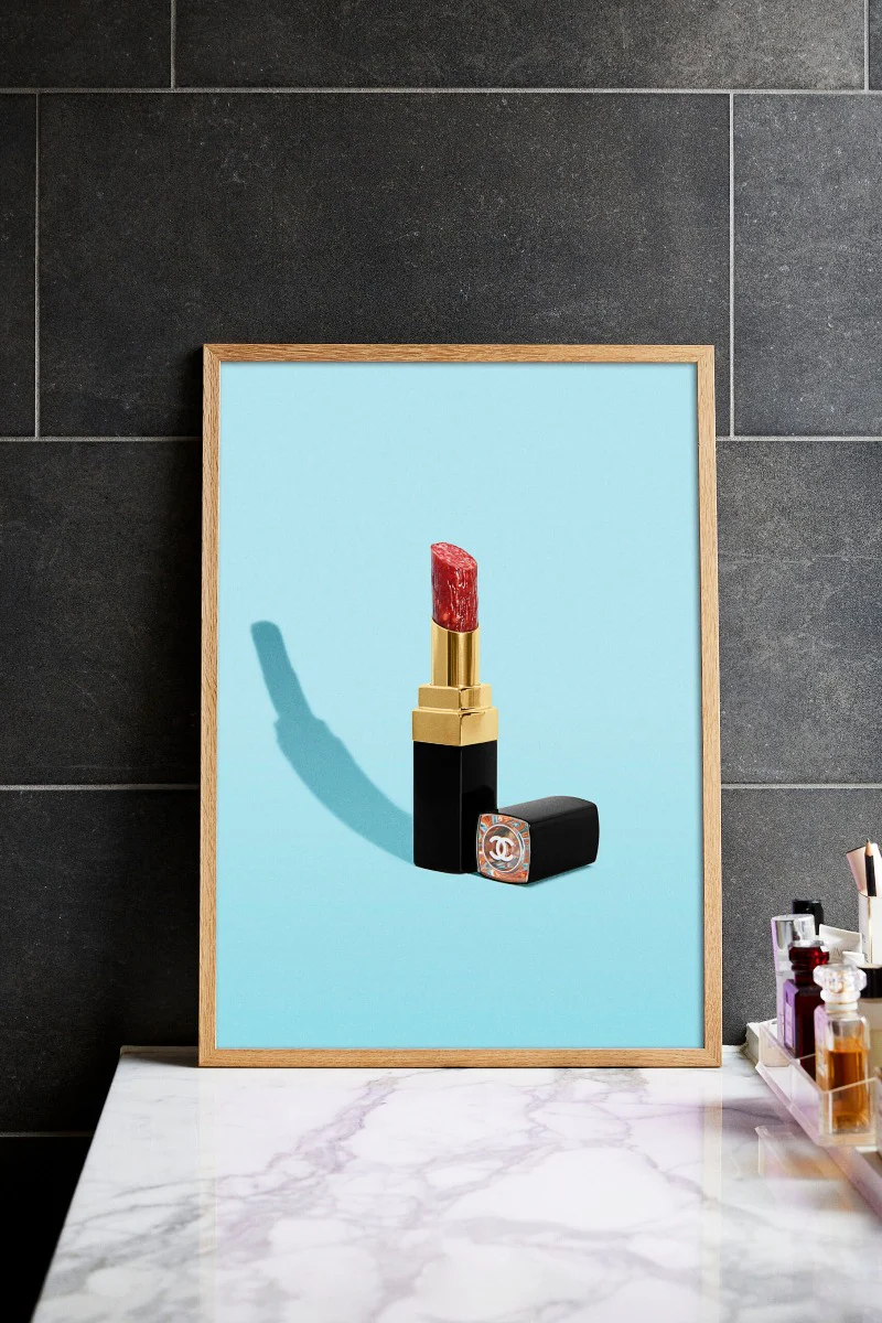 Supermercat plakat, Salami lipstick - 30x40 cm. - Image 2
