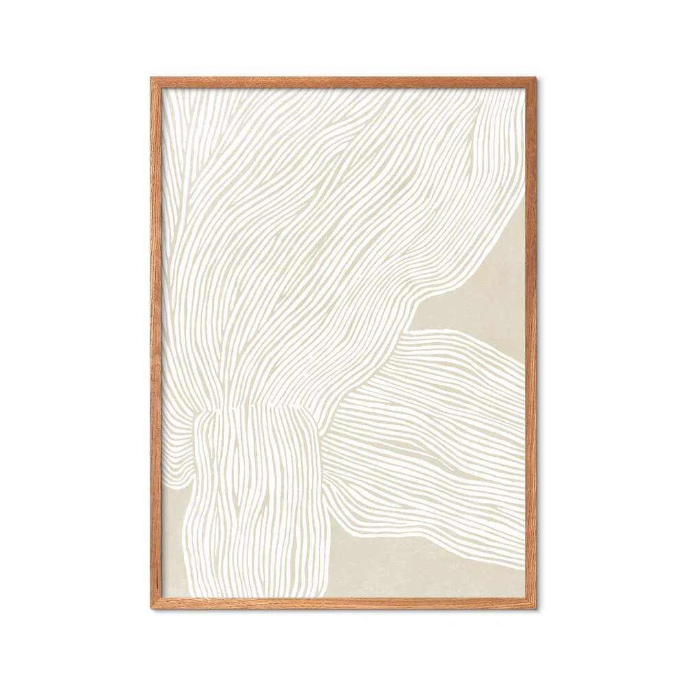 The Line no. 09 plakat, creme - 50x70 cm - Image 3