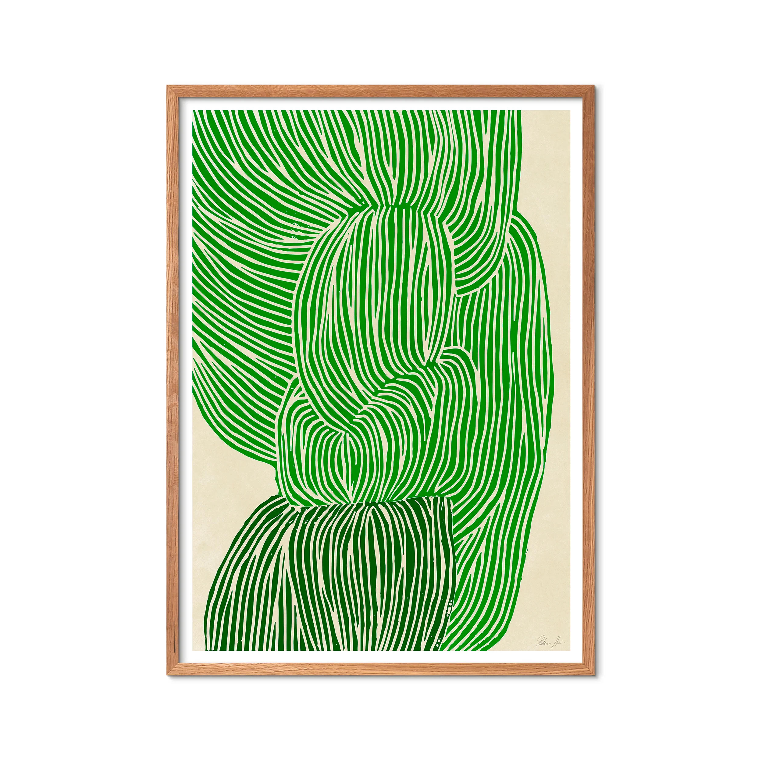 The Poster Club x Rebecca Hein Green Ocean plakat - Image 2