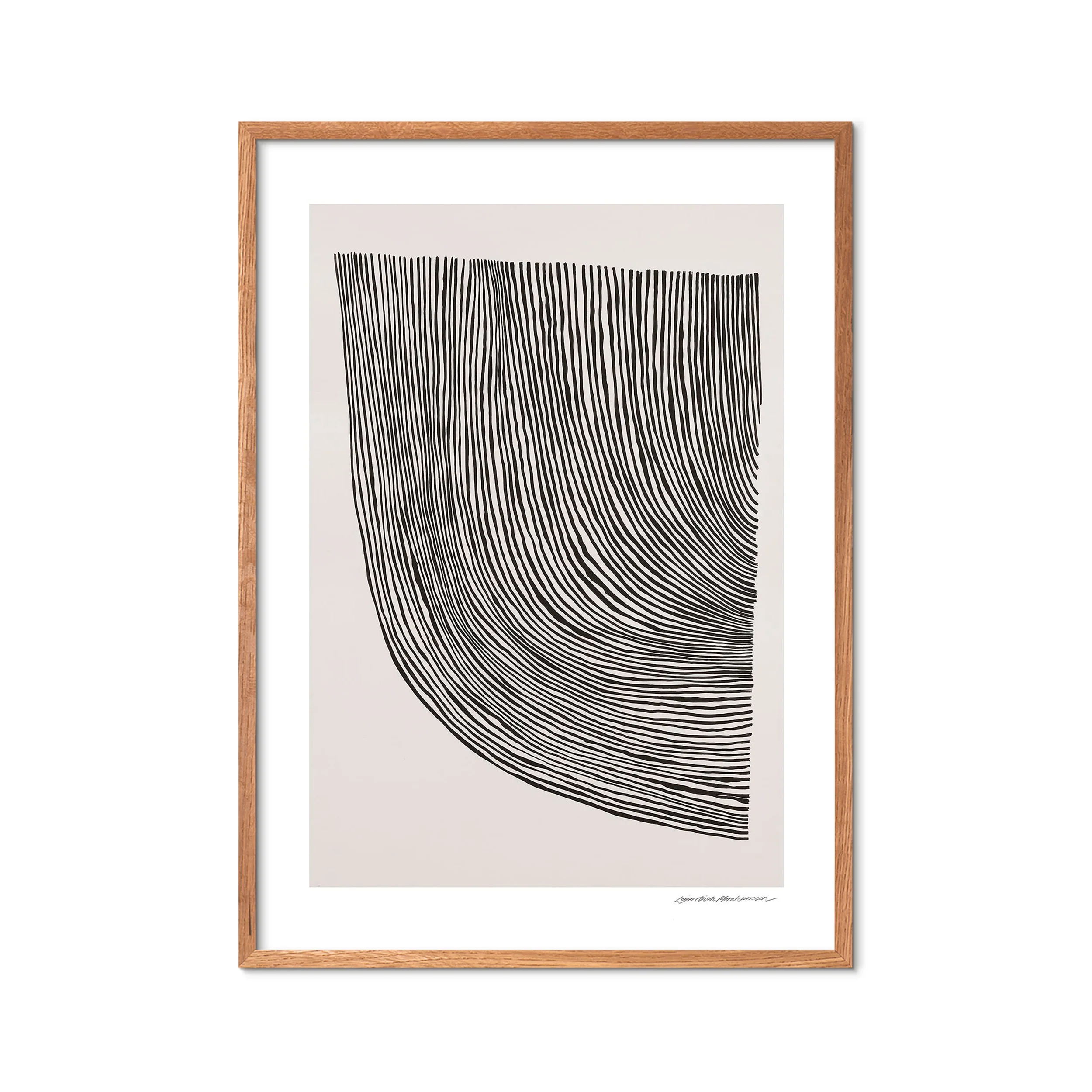 TPC x Leise Dich Abrahamsen plakat, Curves black - 30x40 cm. - Image 2