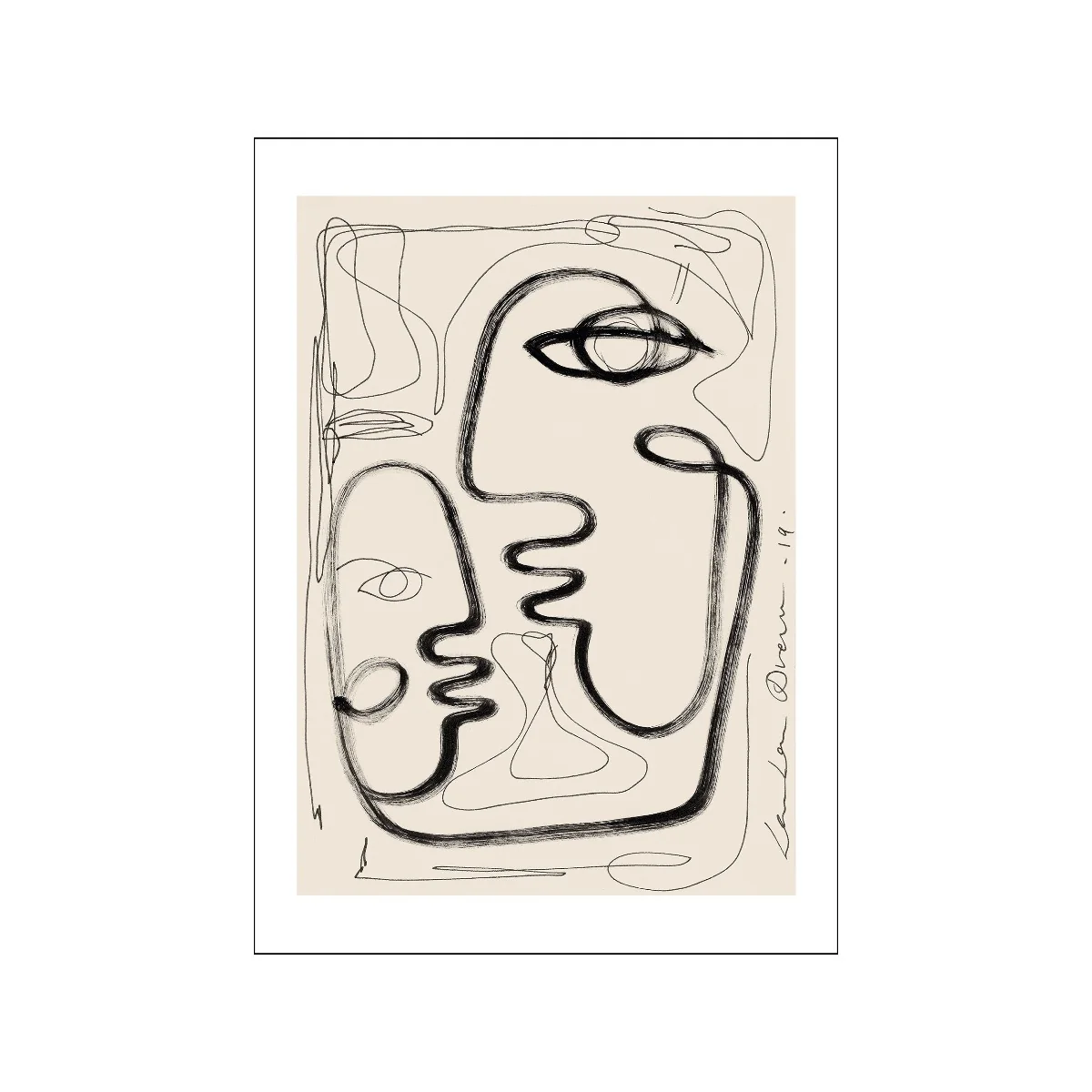 TPC x LouLou Avenue plakat, Tribu 03 - 30x40 cm.
