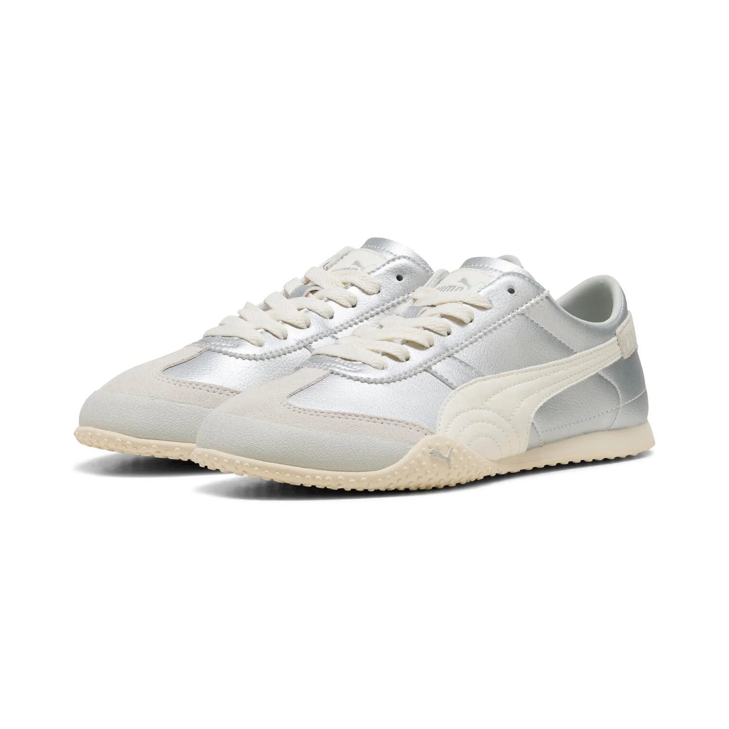 Bella UT LEA sneakers - Silver/Frosted Ivory - Image 4