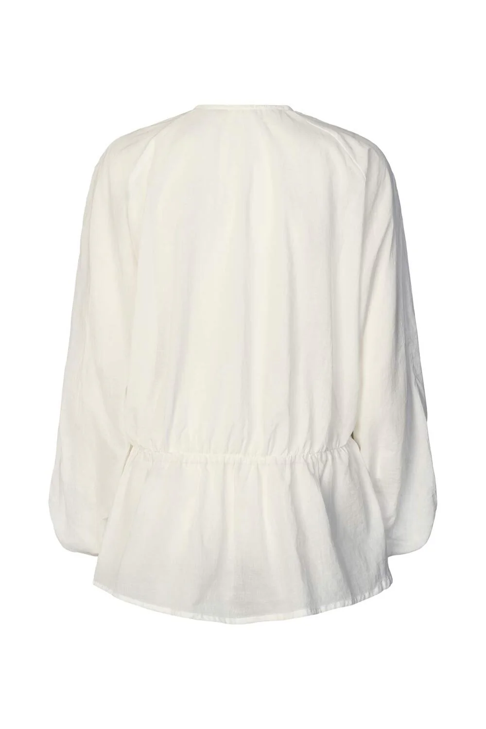 Corrie dyb V-hals bluse - Hvid - Image 3
