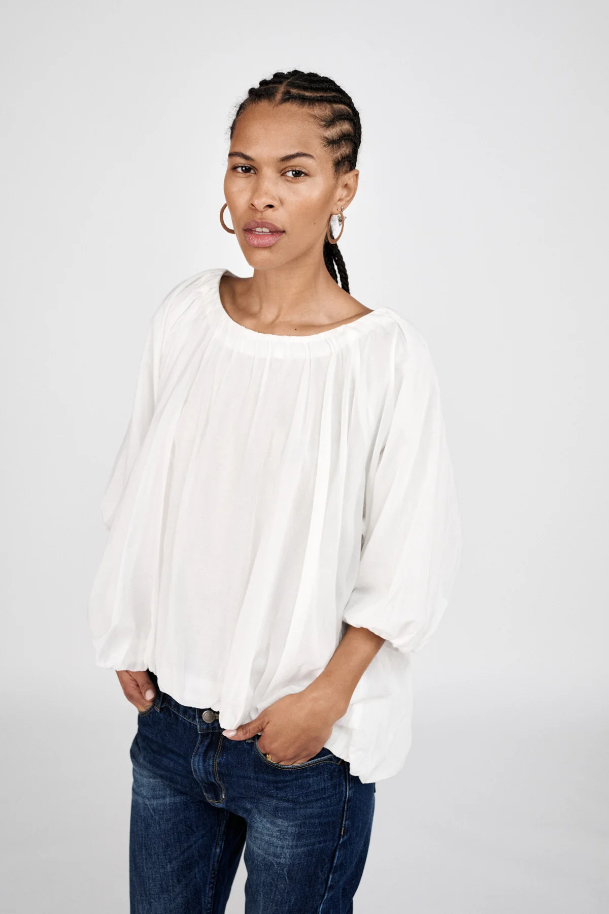 Rachelle bluse - hvid - Image 3