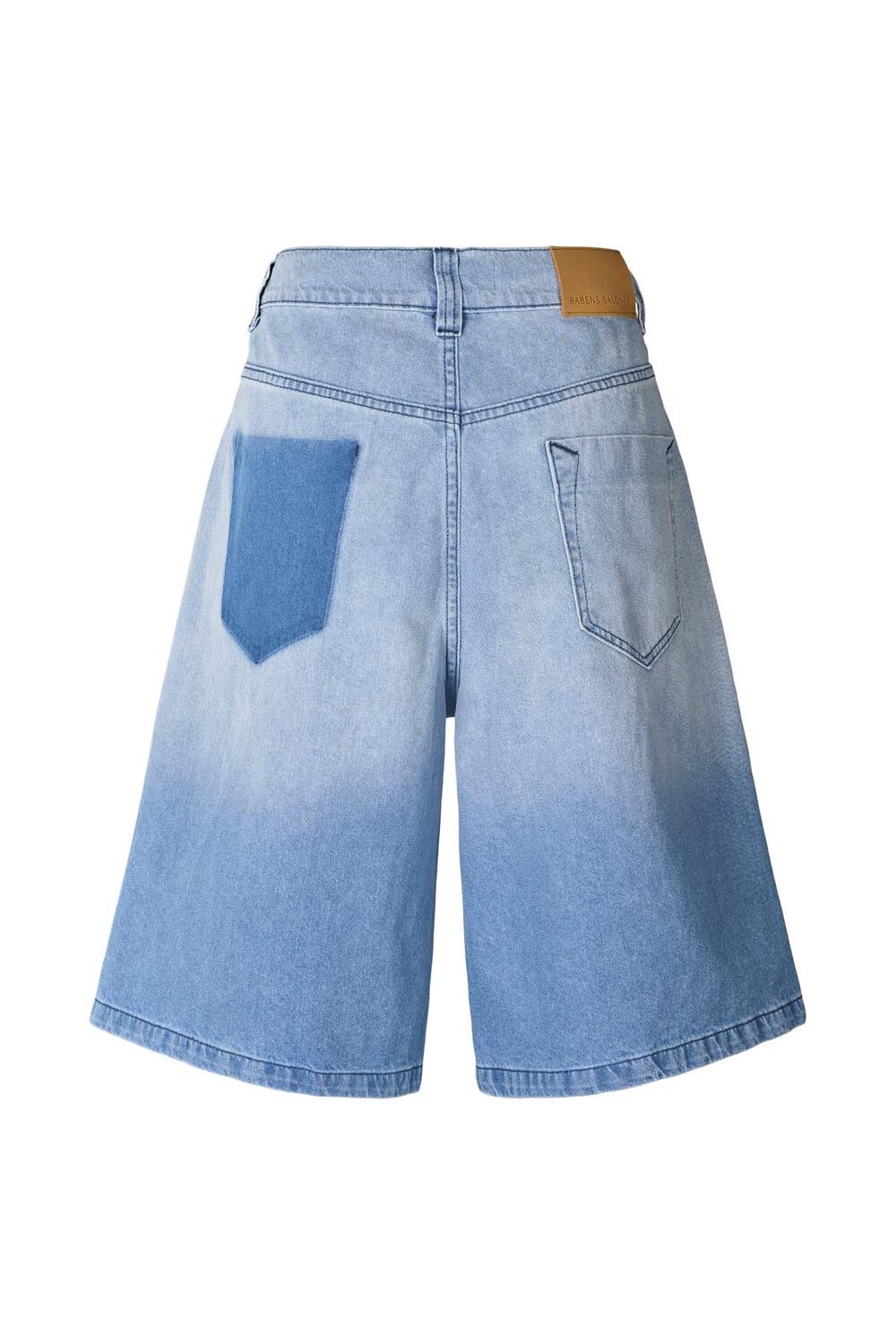 Raha Wide shorts - Light Washed Denim - Image 11