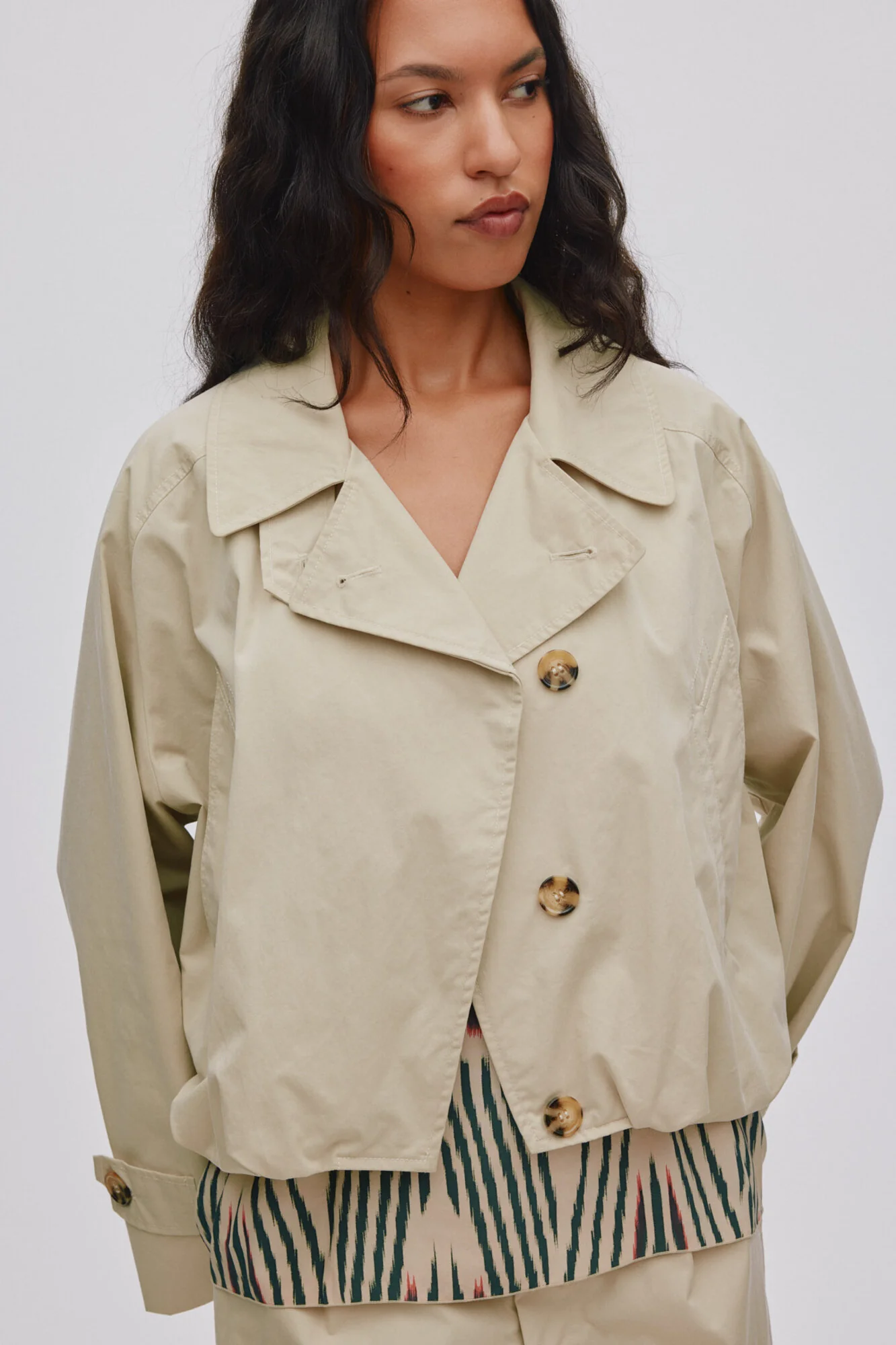 Tilla Light Fusion jakke - sand