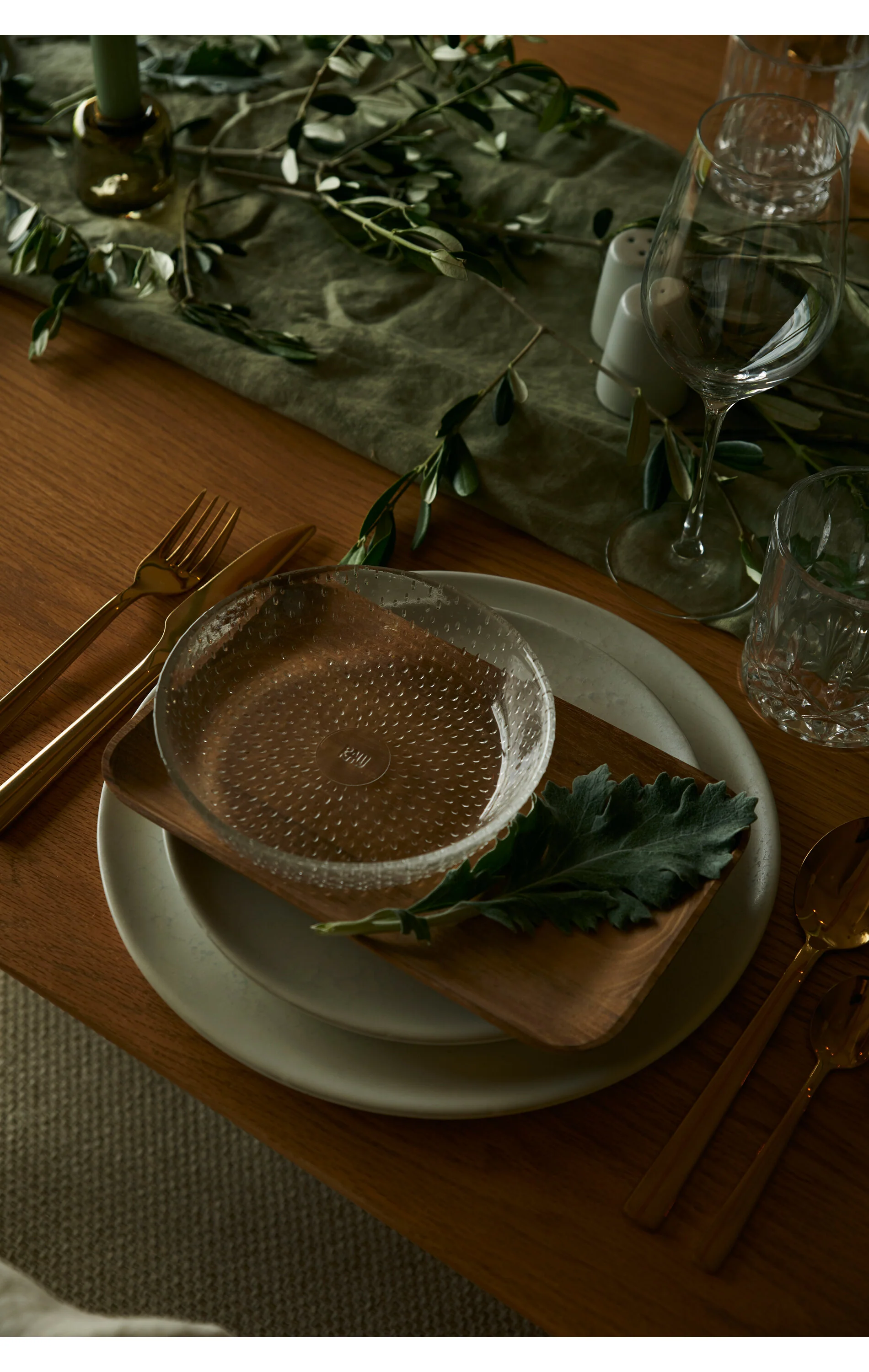 Frokosttallerken, Northern green - 23 cm. - Image 2