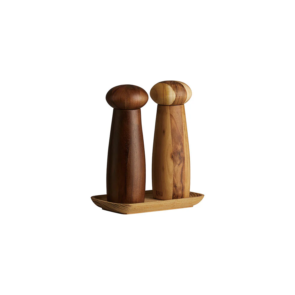 RAW kværnesæt, teak/acacie - 3 dele. - Image 4
