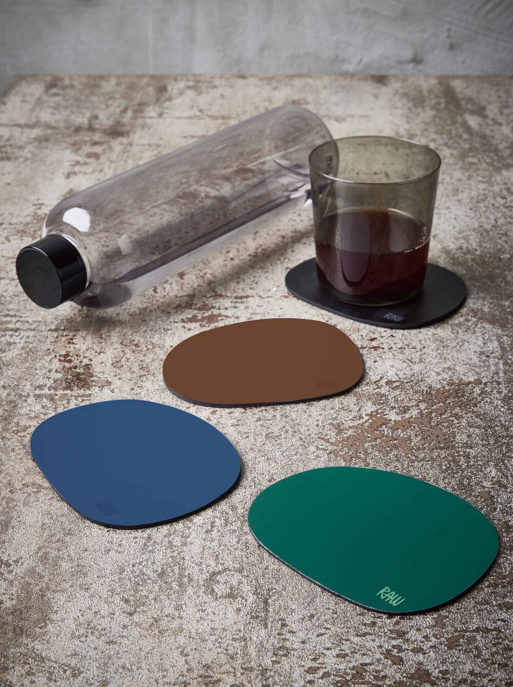 Silicone glasbrikker, 6 stk. - Mocca - Image 2