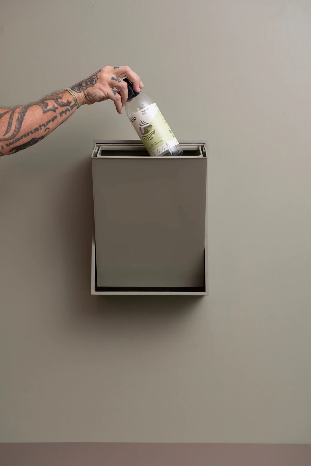 Recycling Box affaldssorteringsboks - Oak Green - Image 2