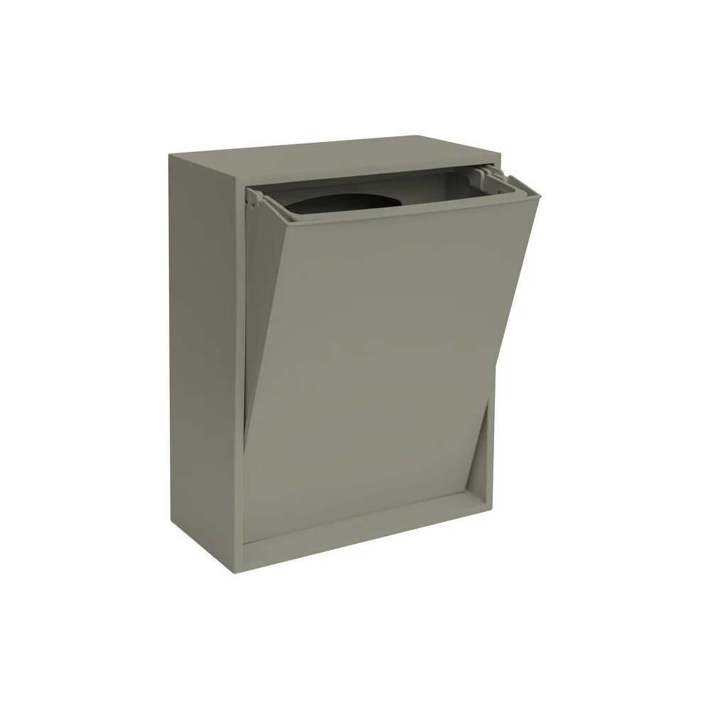 Recycling Box affaldssorteringsboks - Oak Green - Image 4