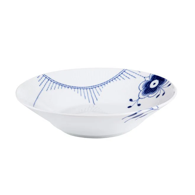 Blå Mega riflet dyb tallerken - 24 cm. - Image 2
