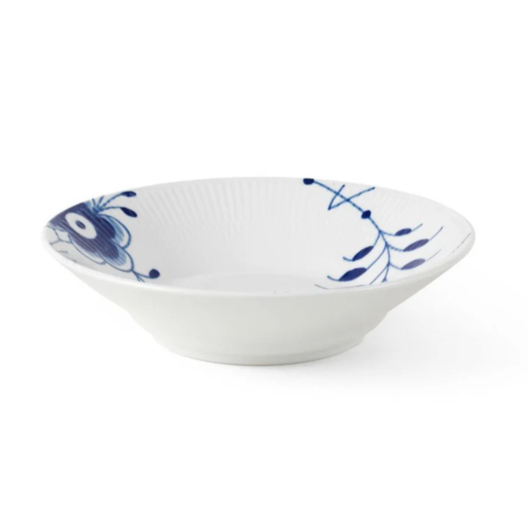Blå Mega Riflet dyb tallerken - Ø21 cm. - Image 3