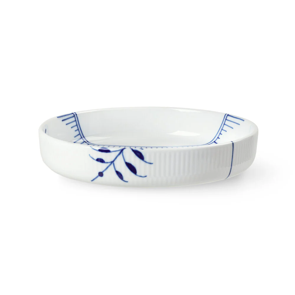 Blå Mega Riflet ovnfast rundt fad - Ø27 cm. - Image 5