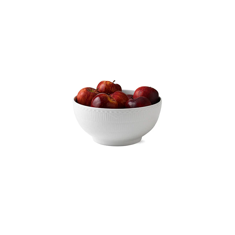 Hvid Halvblonde skål - Ø24 cm. - Image 3