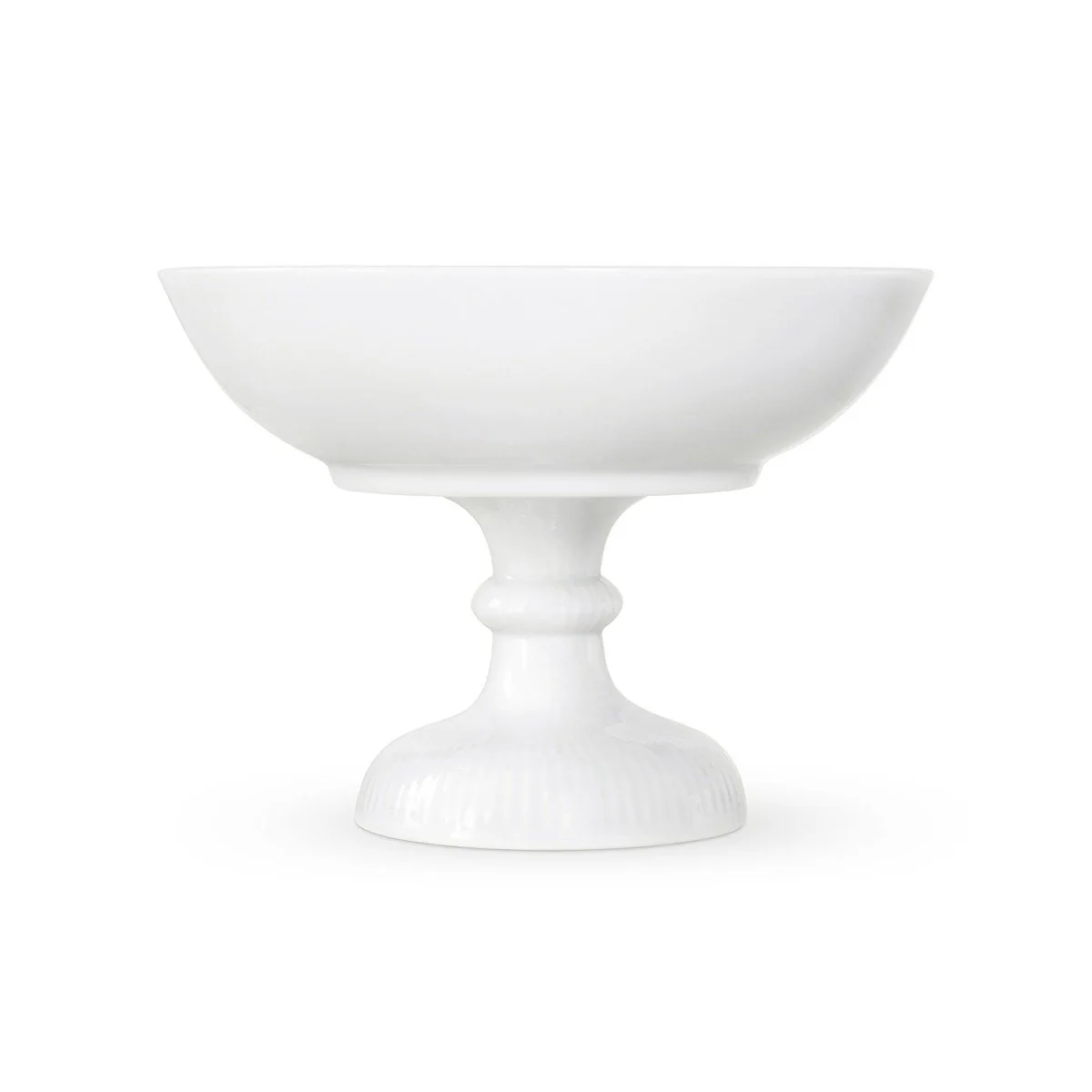 Hvid Riflet skål - 15 cm. - Image 3